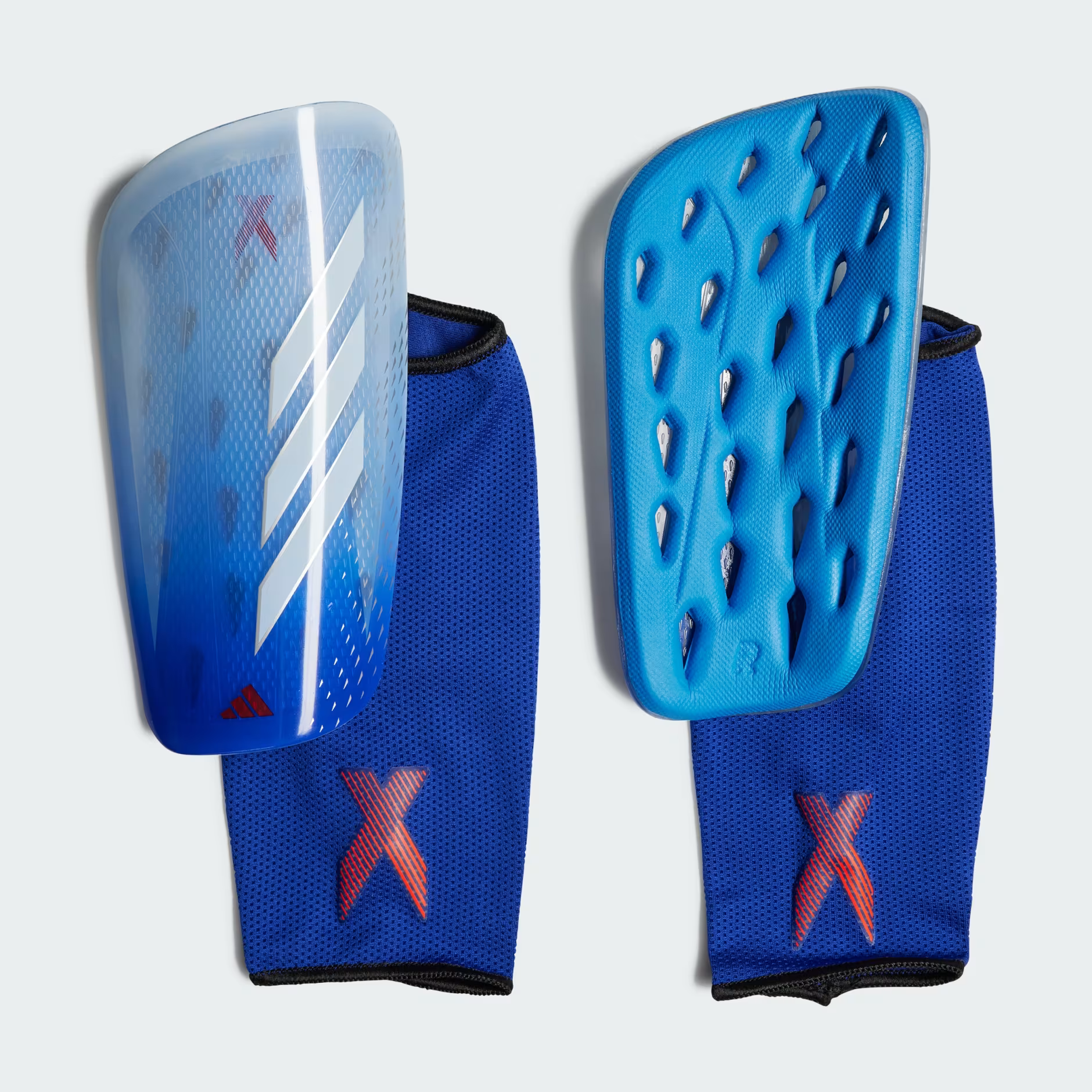 ADIDAS X SG SLIP-IN SHINGUARDS-BLISS BLUE/WHITE/BRIGHT ROYAL