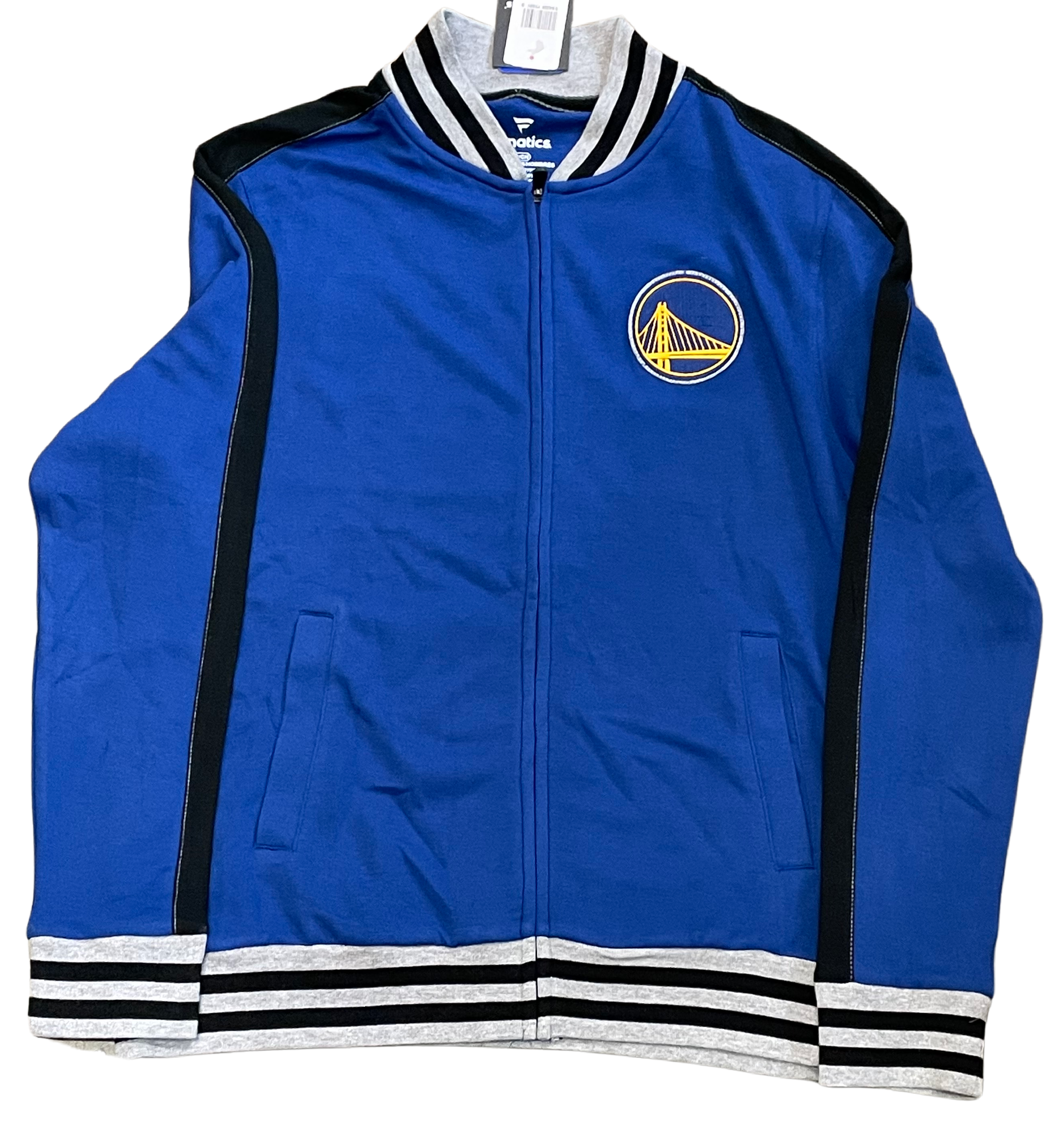 Fanatics Men's Golden State Warriors Starter Full-Zip Track Jacket-Royal