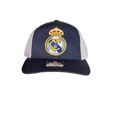 Real Madrid Low Pro Trucker Cap- Heather cream/denum
