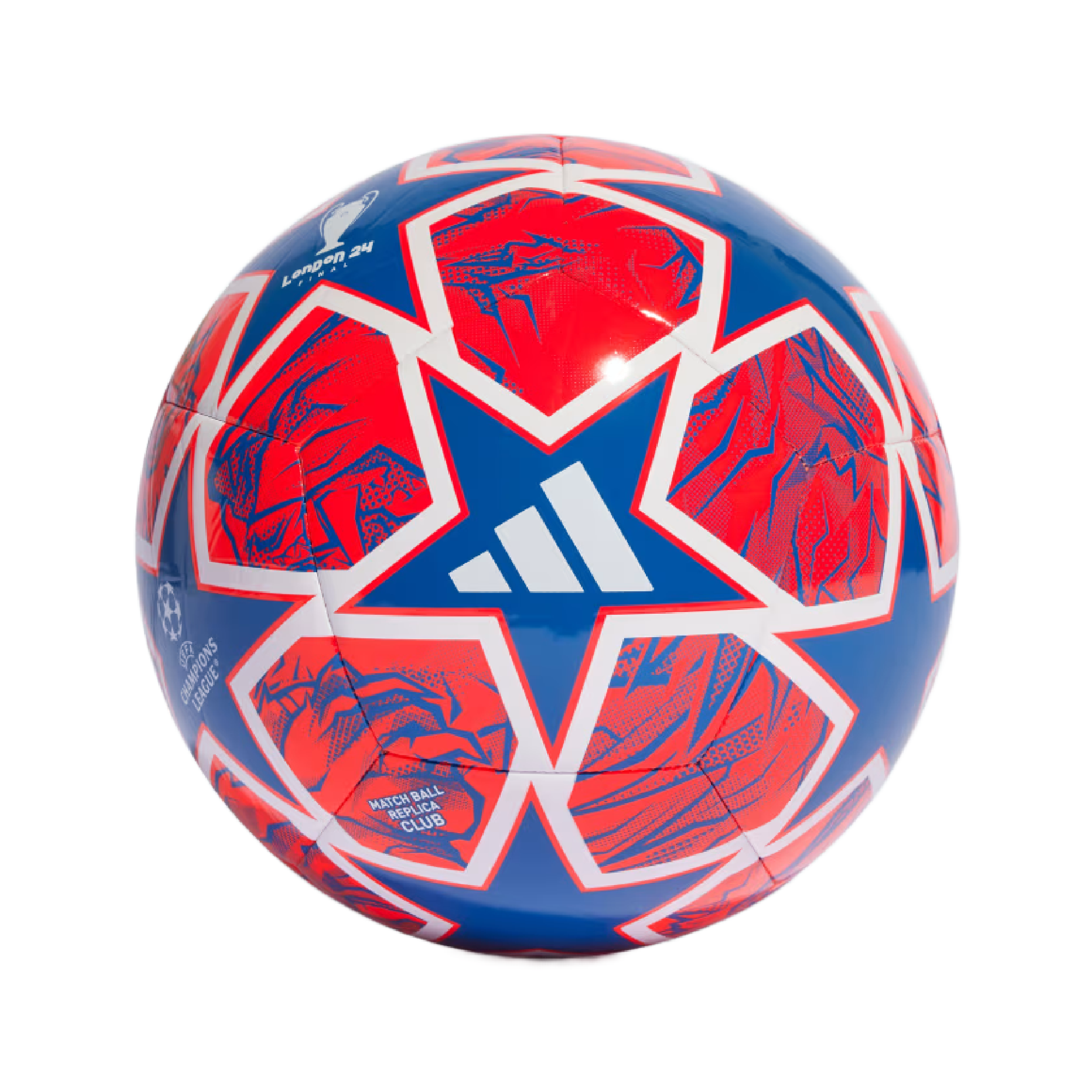 Adidas Champions League Club Soccer Ball 2024-GLORY BLUE/SOLAR RED/WHITE