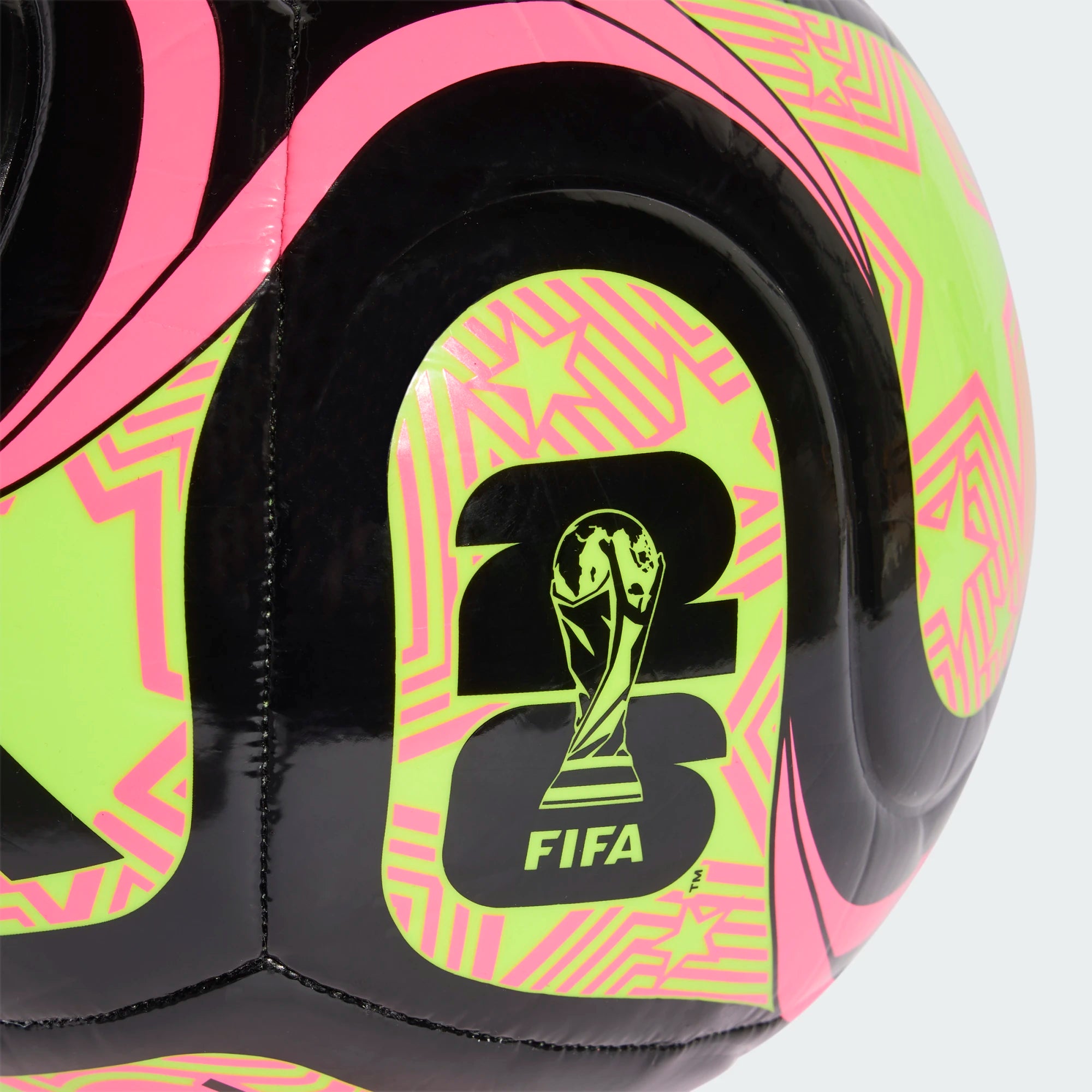 Adidas FIFA World Cup 26 Trionda Club Ball-BLACK/LUCLEM/LUCPNK