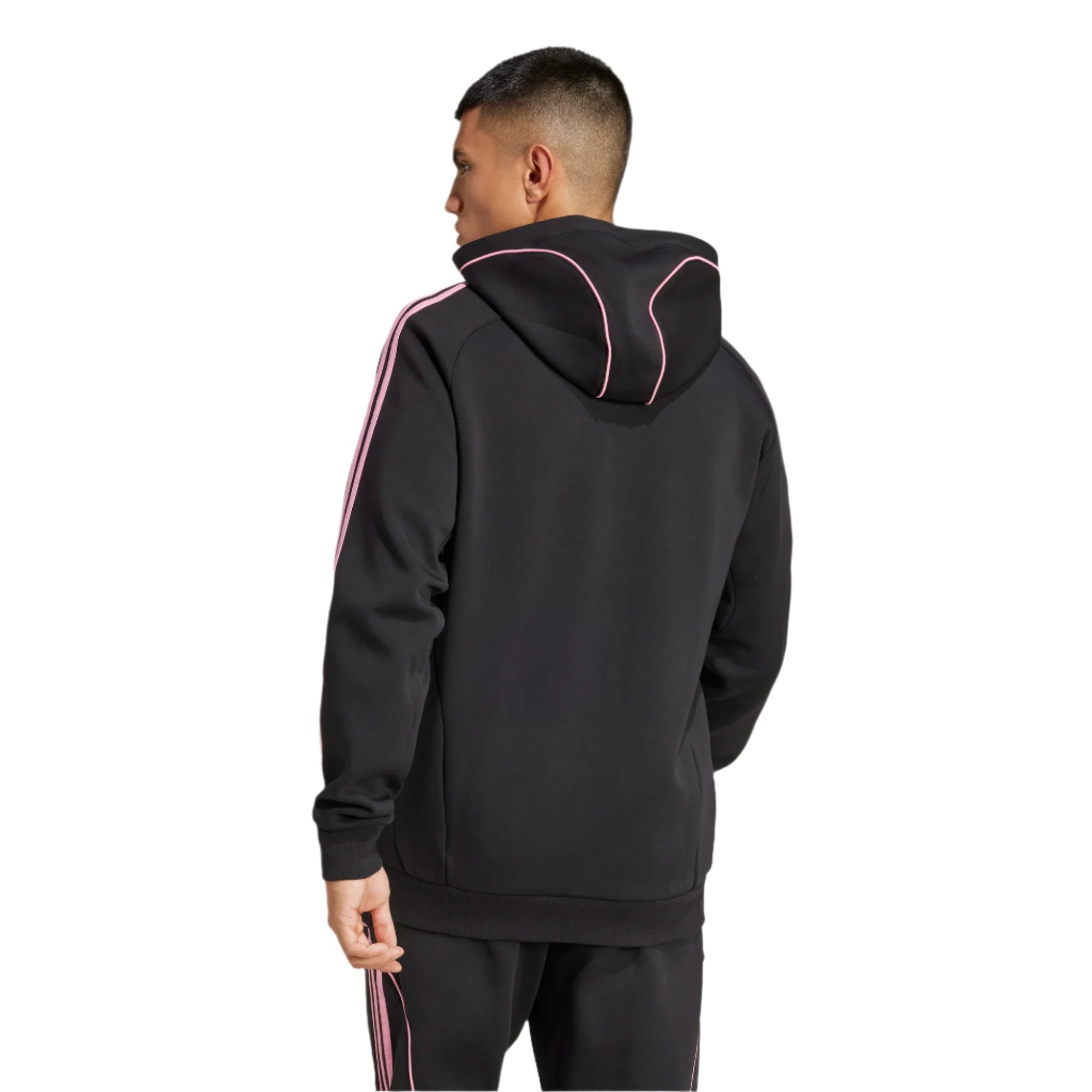 Adidas Men's Inter Miami Travel Hoodie-Black