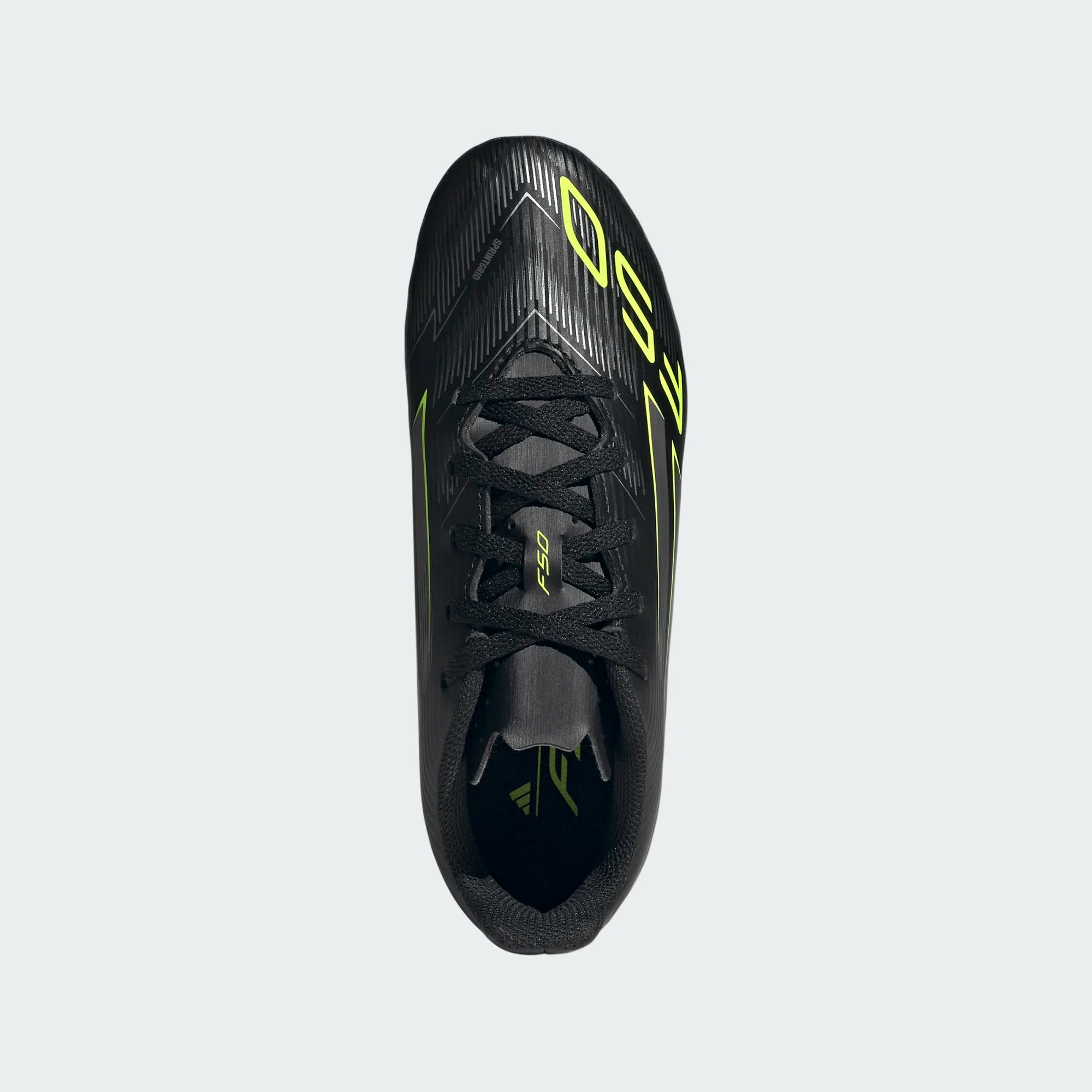 Adidas Jr F50 Club FG/MG-BLACK/IRONMT/LUCLEM
