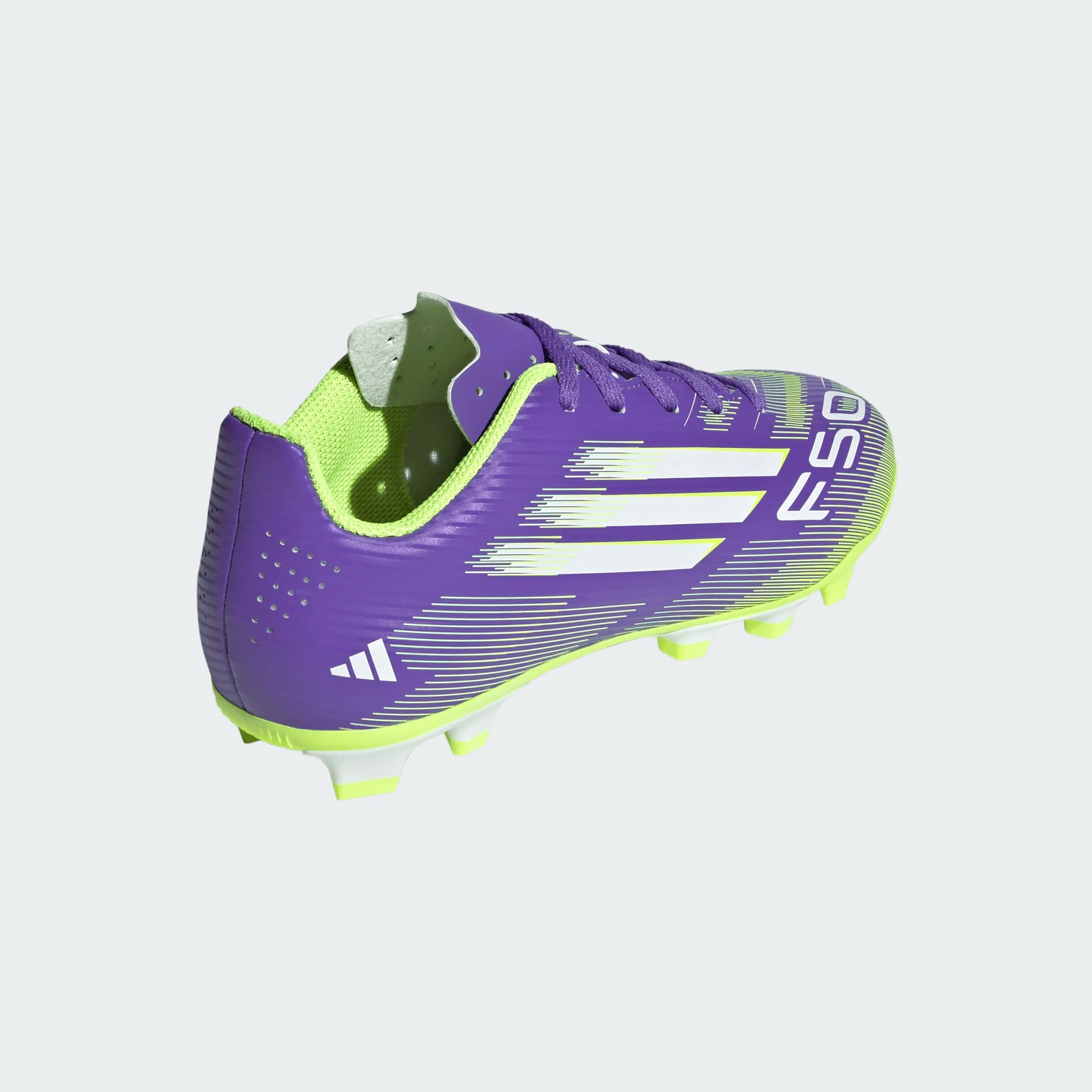 Adidas Jr F50 Club FG/MG-PURRUS/FTWWHT/LUCLEM