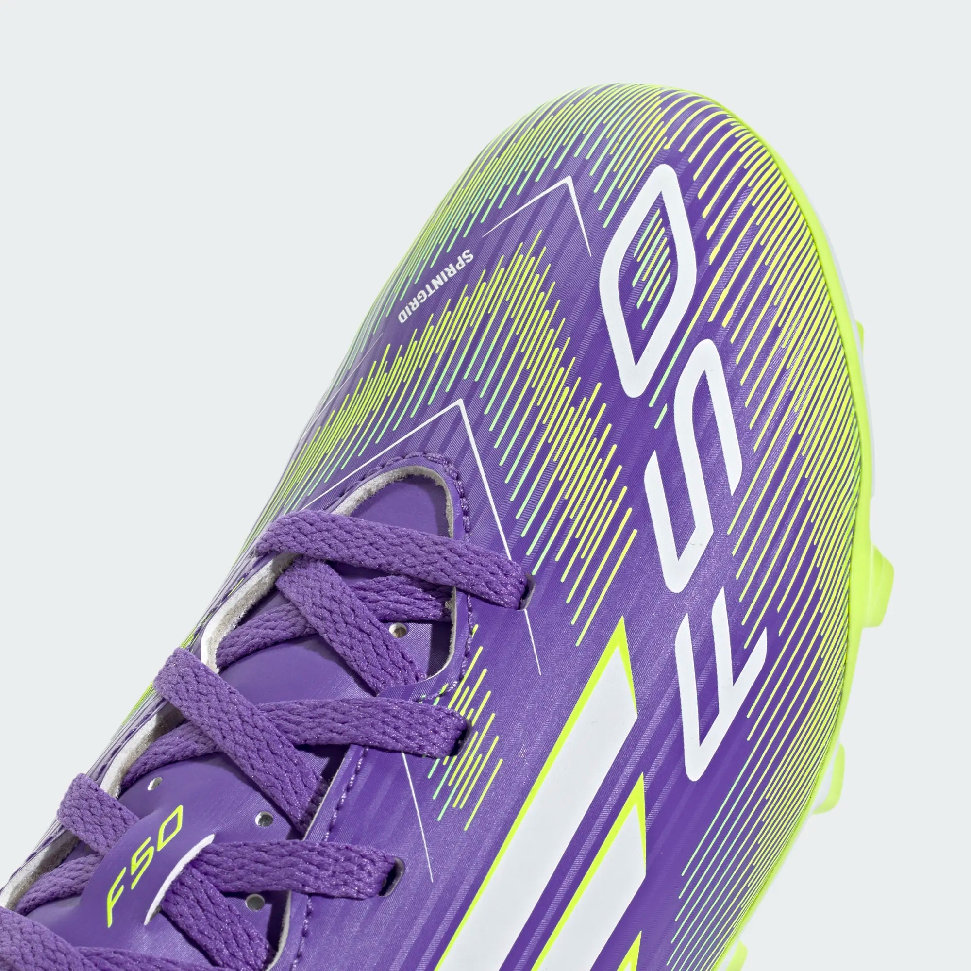 Adidas Jr F50 Club FG/MG-PURRUS/FTWWHT/LUCLEM