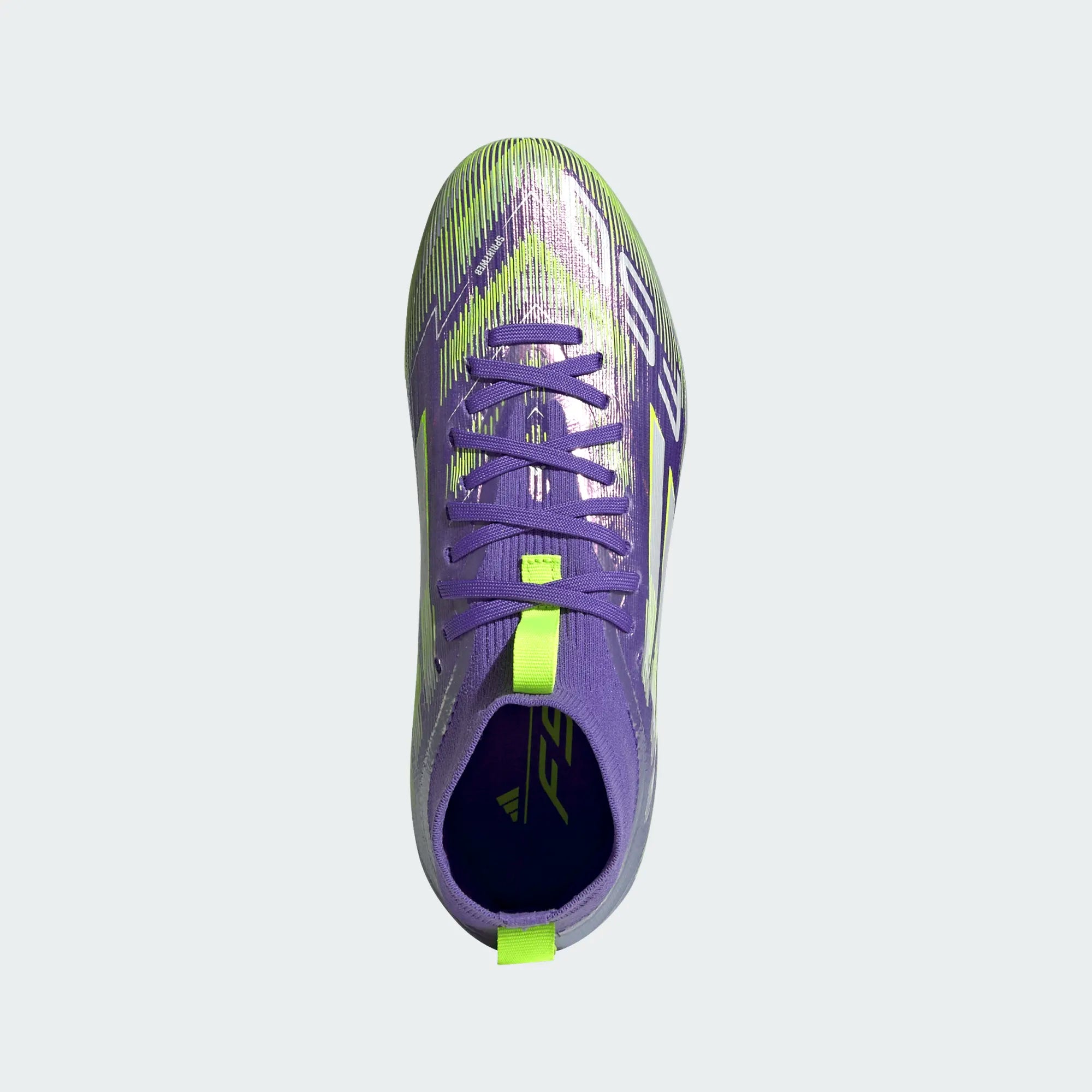 Adidas JR F50 Mid Elite FG/MG-PURRUS/FTWWHT/LUCLEM
