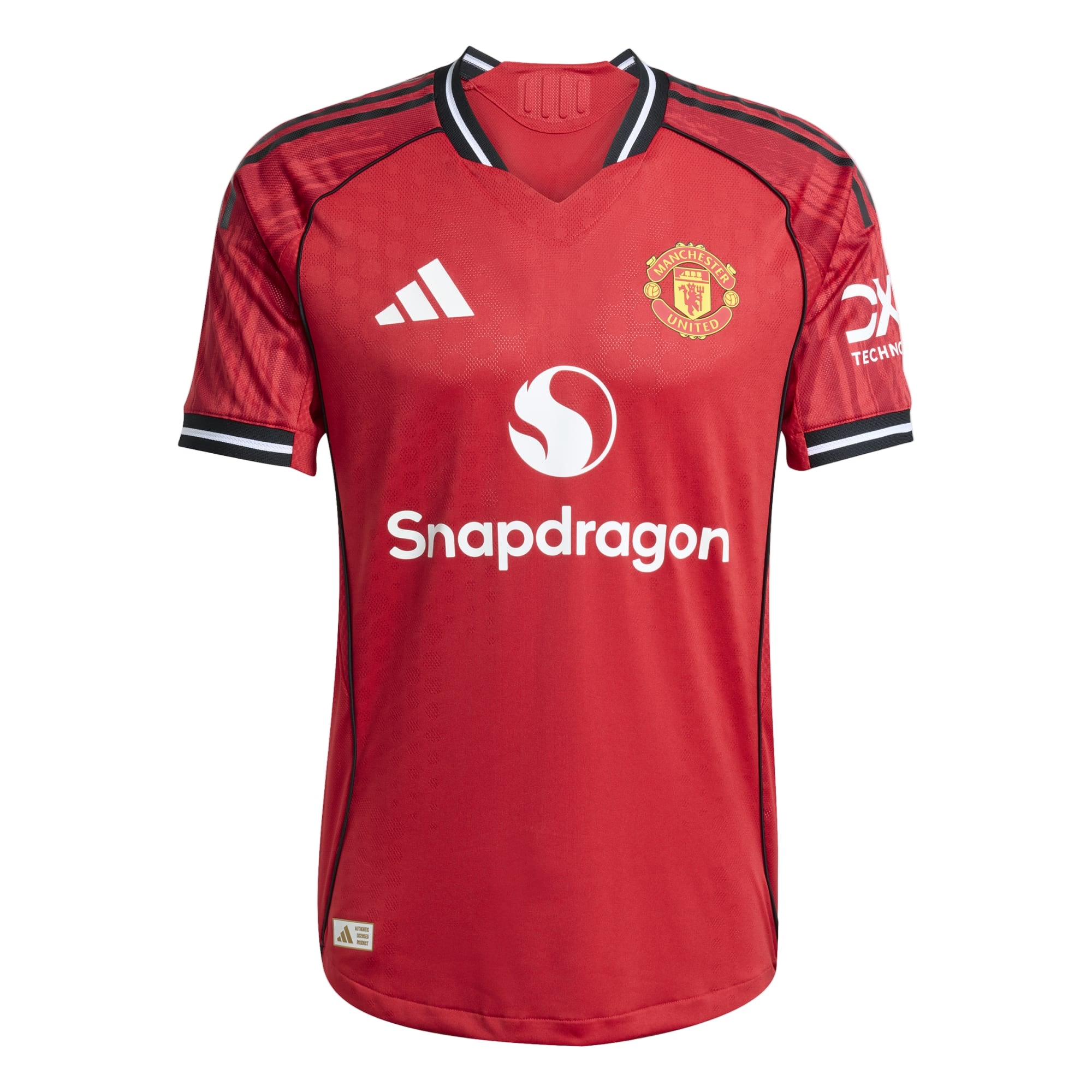 Adidas Men's Manchester United Authentic Player Home Jersey 25/26