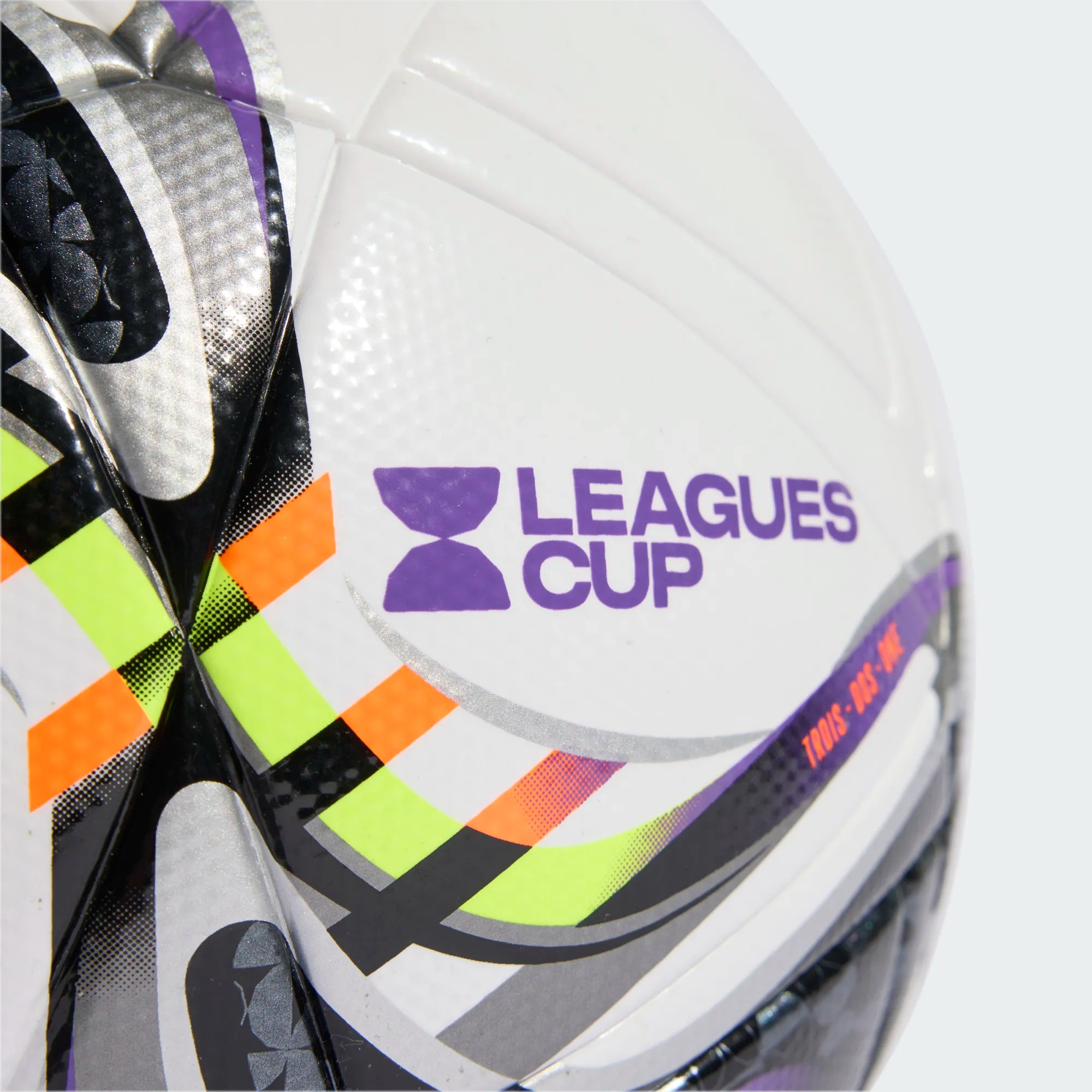 Adidas Leagues Cup 25 League Ball-WHITE/BLACK/SORANG/SYELLO