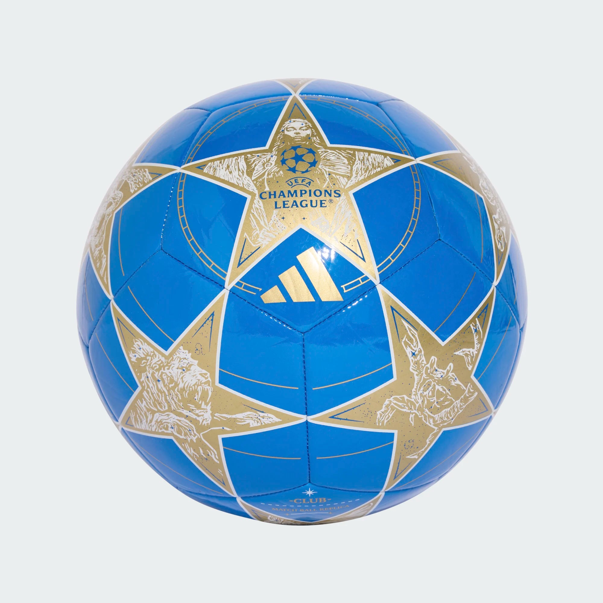 Adidas Champions League Club Soccer Ball 25/26-WHITE/PANTON/MAGOLD