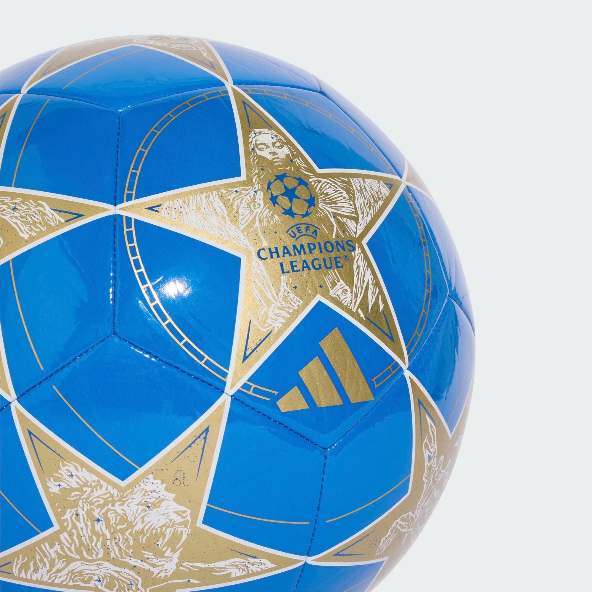 Adidas Champions League Club Soccer Ball 25/26-WHITE/PANTON/MAGOLD