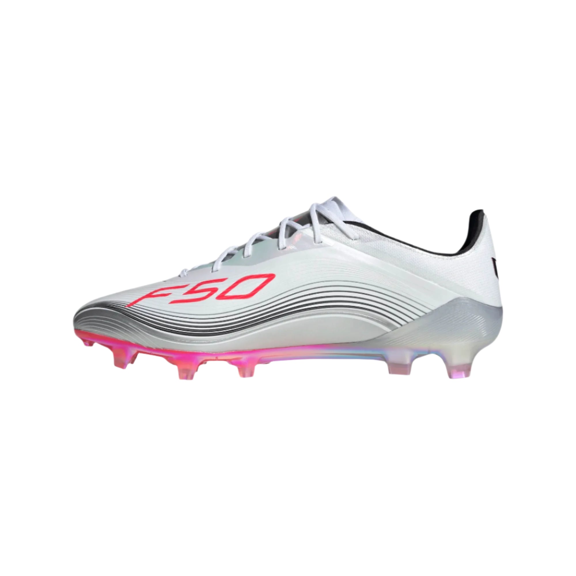 Adidas F50 Messi Elite FG/MG-WHITE/LUCID RED/METALLIC