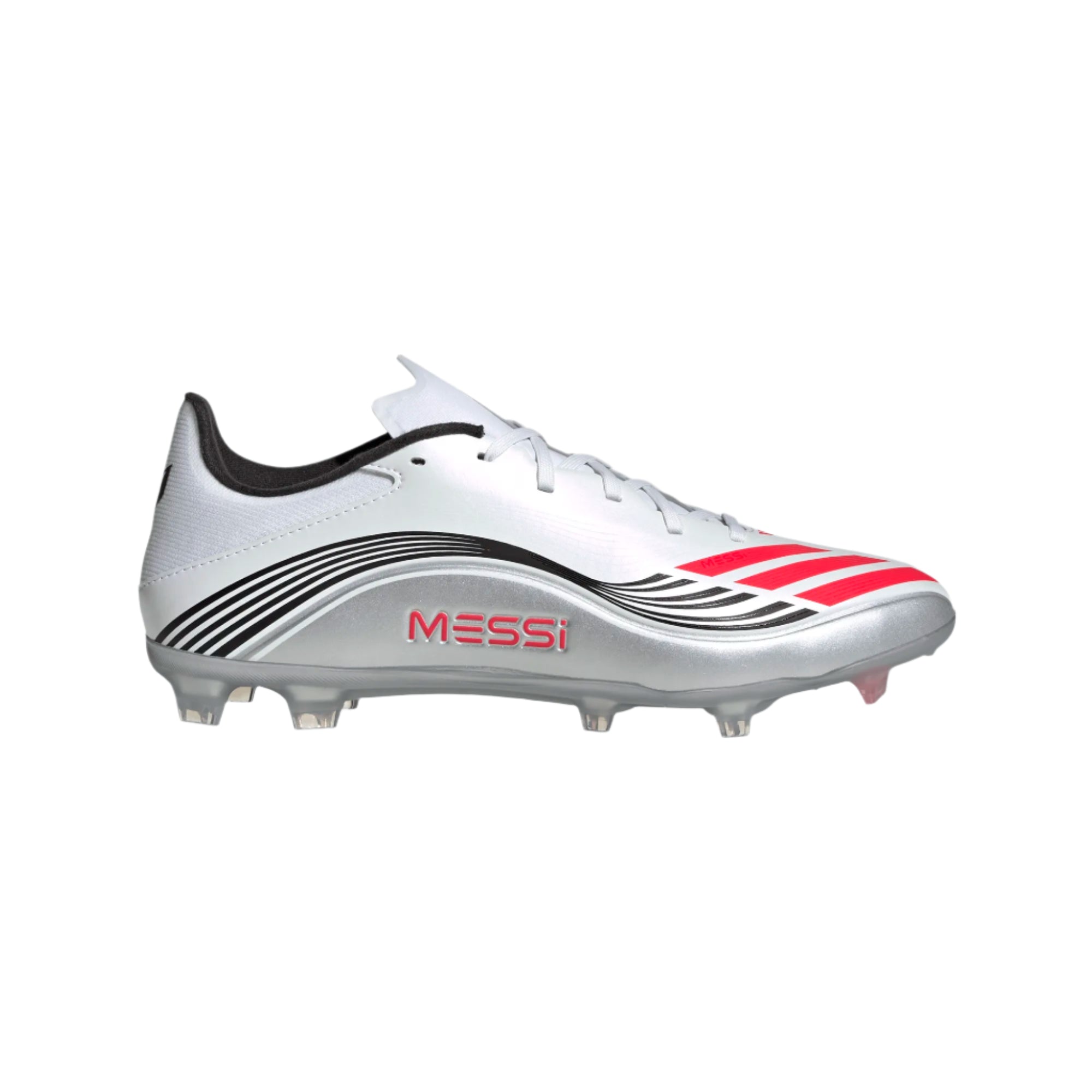 Adidas Messi F50 League FG/MG-White/Lucid Red/Metallic