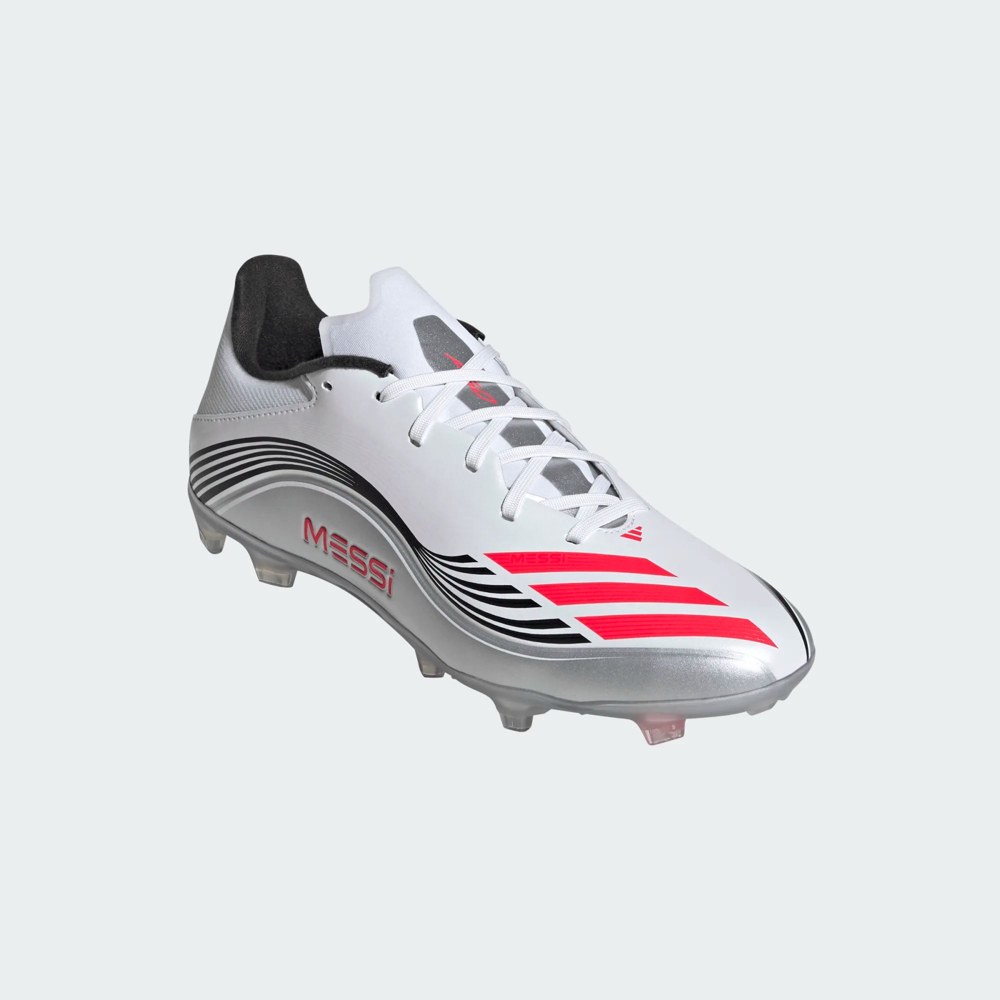 Adidas Messi F50 League FG/MG-White/Lucid Red/Metallic
