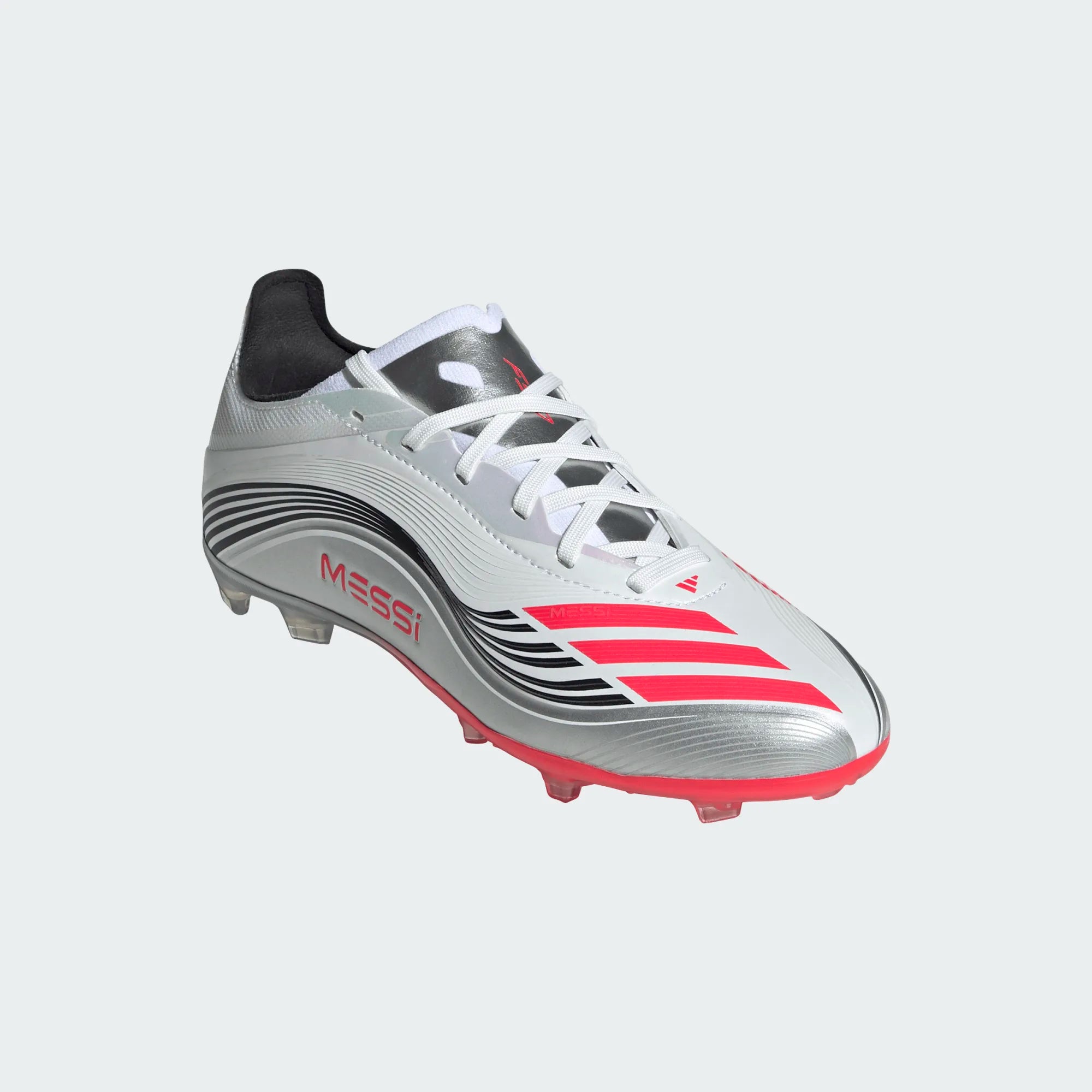 Adidas JR Messi F50 Elite FG/MG-White/Lucid Red/Metallic