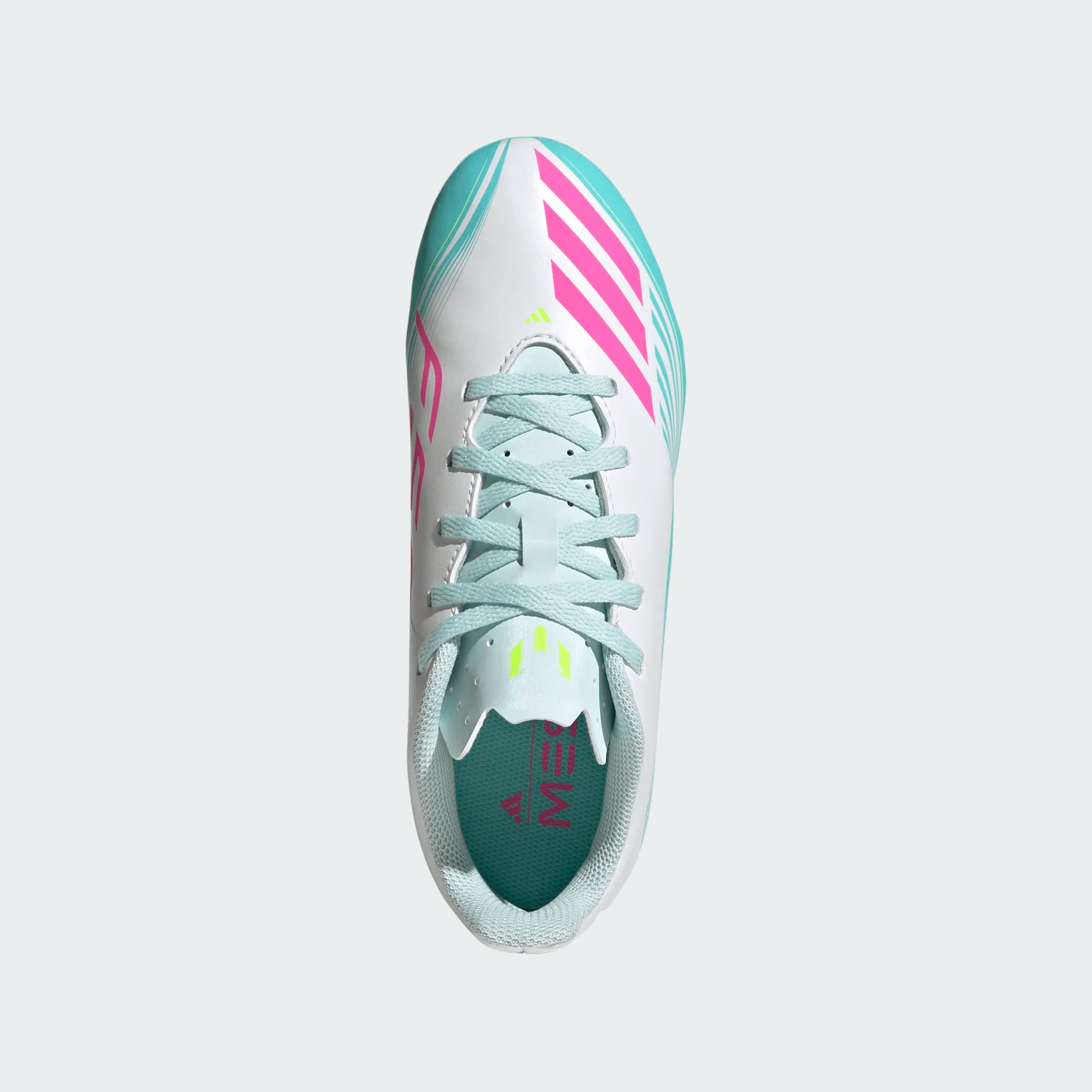 Adidas JR Messi F50 Club FXG FG/MG-FTWWHT/LUCPNK/FLAAQU
