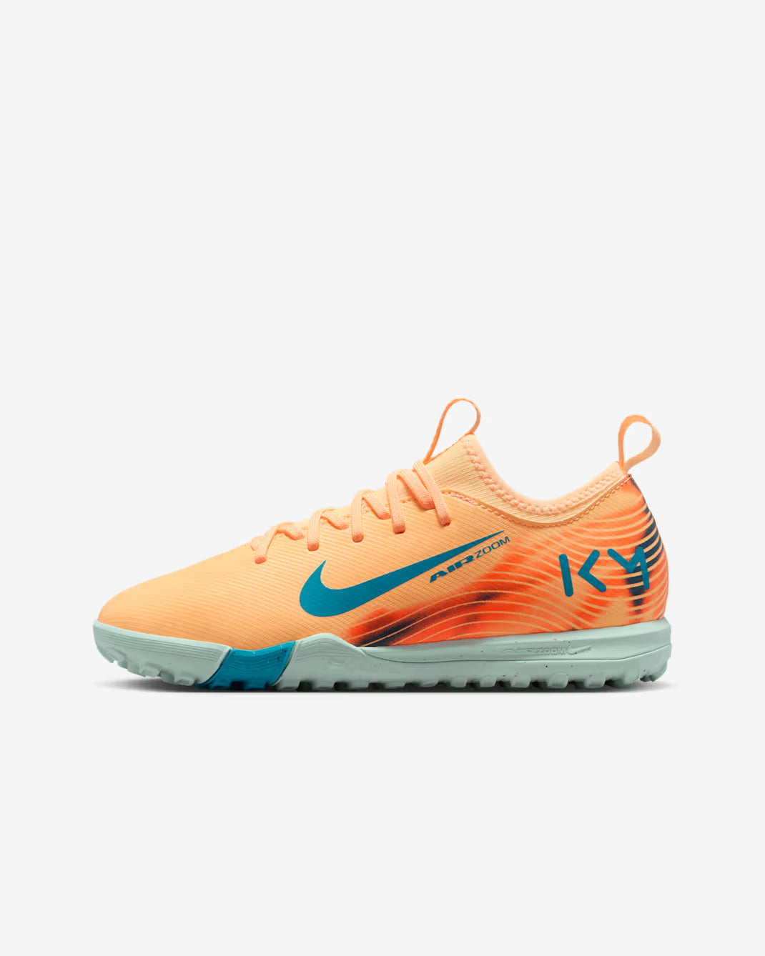 Nike Jr. Mercurial Vapor 16 Academy "Kylian Mbappé" TF -Melon Tint/neo Turq-igloo