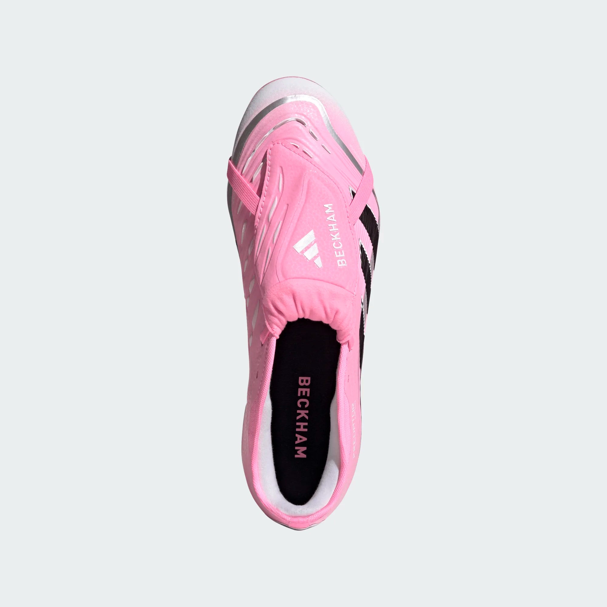 Adidas Jr Predator Pro Fold Over Tongue FG-Beam Pink / Core Black / Cloud White