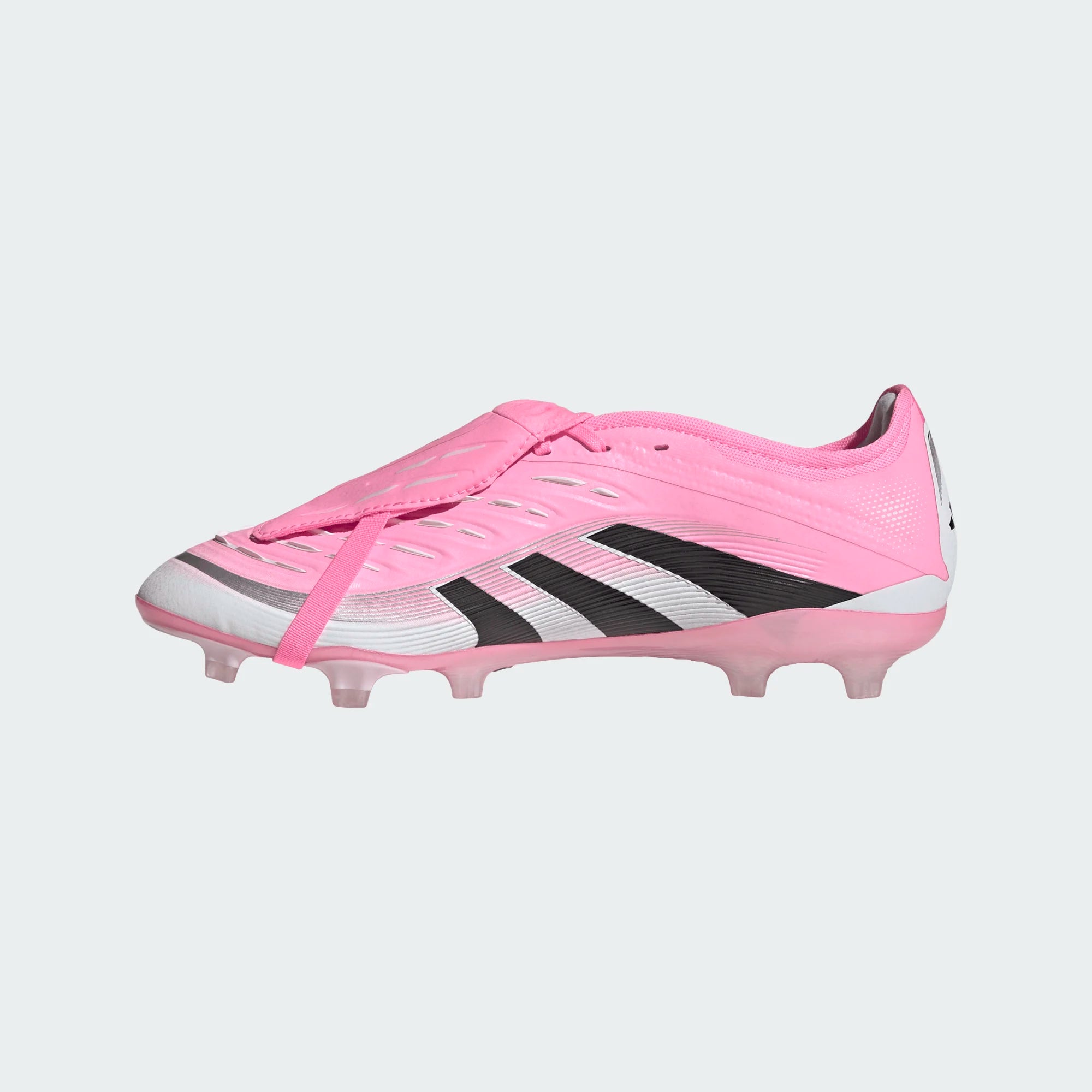 Adidas Jr Predator Pro Fold Over Tongue FG-Beam Pink / Core Black / Cloud White
