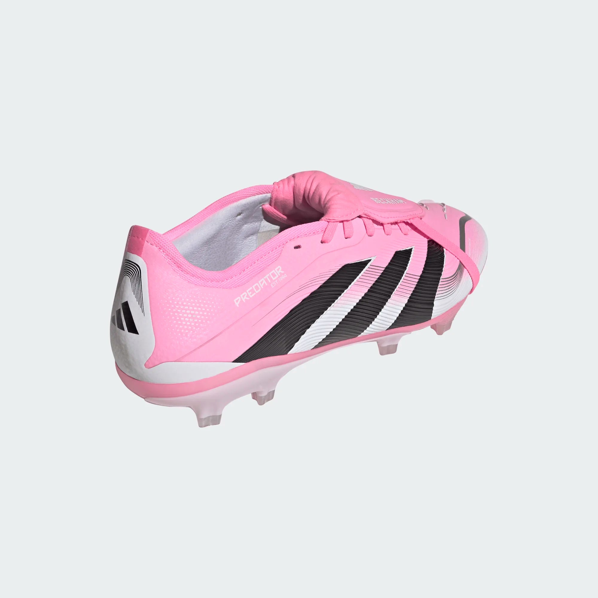 Adidas Jr Predator Pro Fold Over Tongue FG-Beam Pink / Core Black / Cloud White