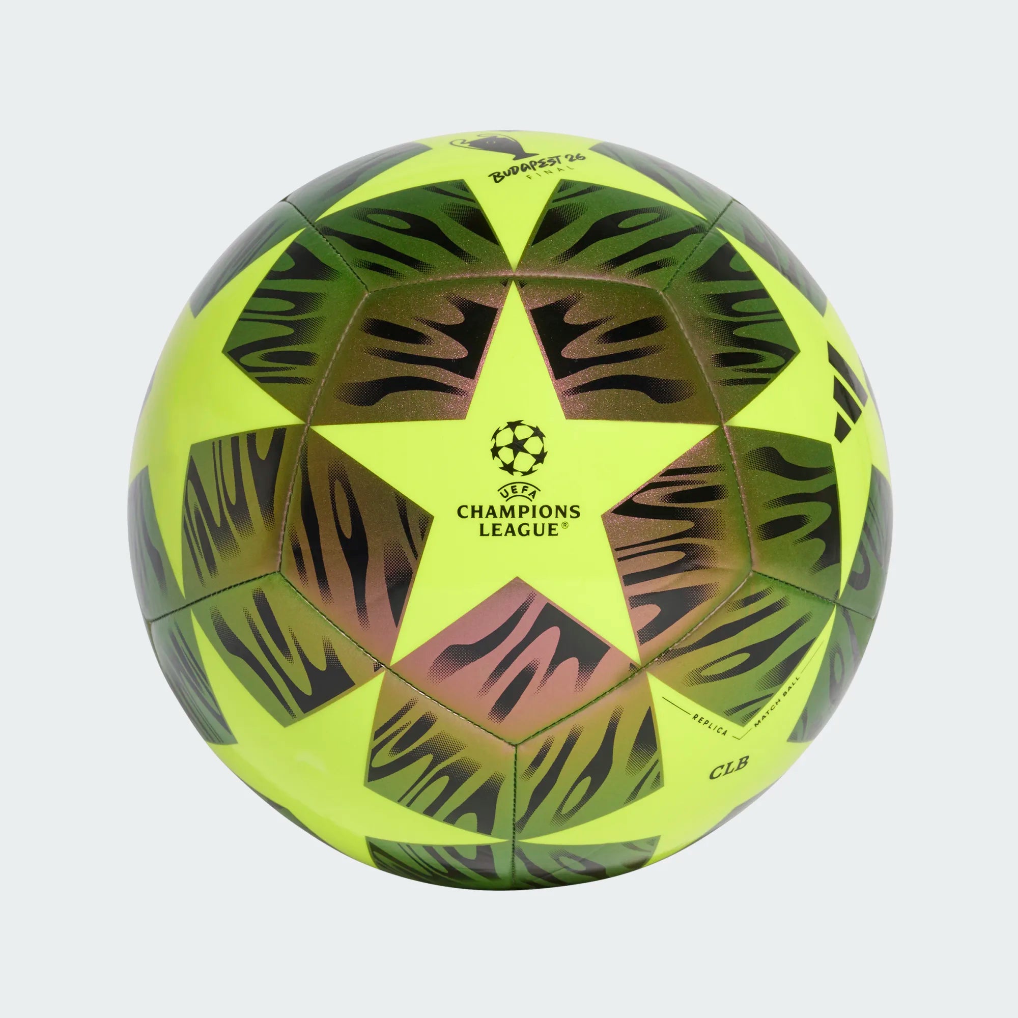 Adidas Champions League Budapest Club Soccer Ball 26/27 BLACK/SYELLO