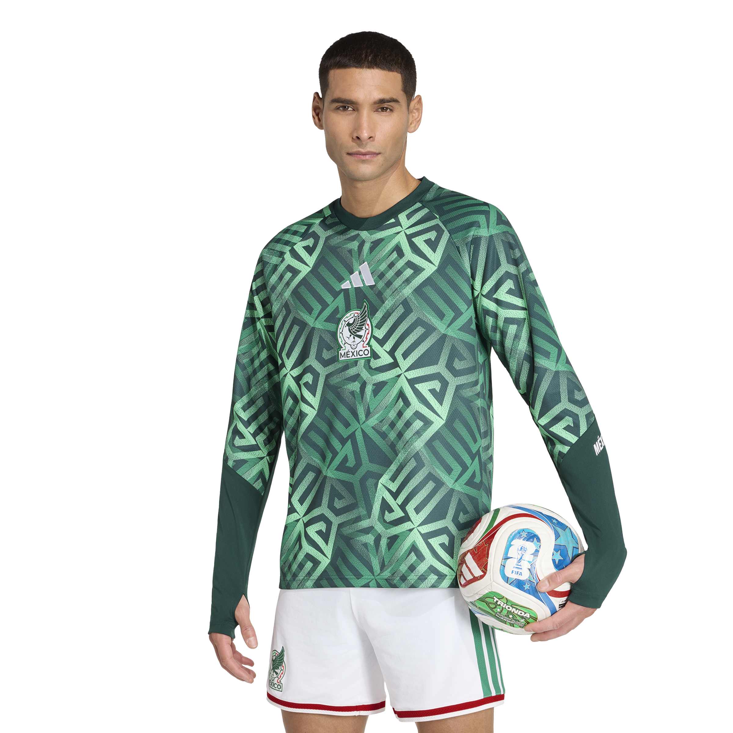 Adidas Mexico 26 Home Pre Match Warm Top