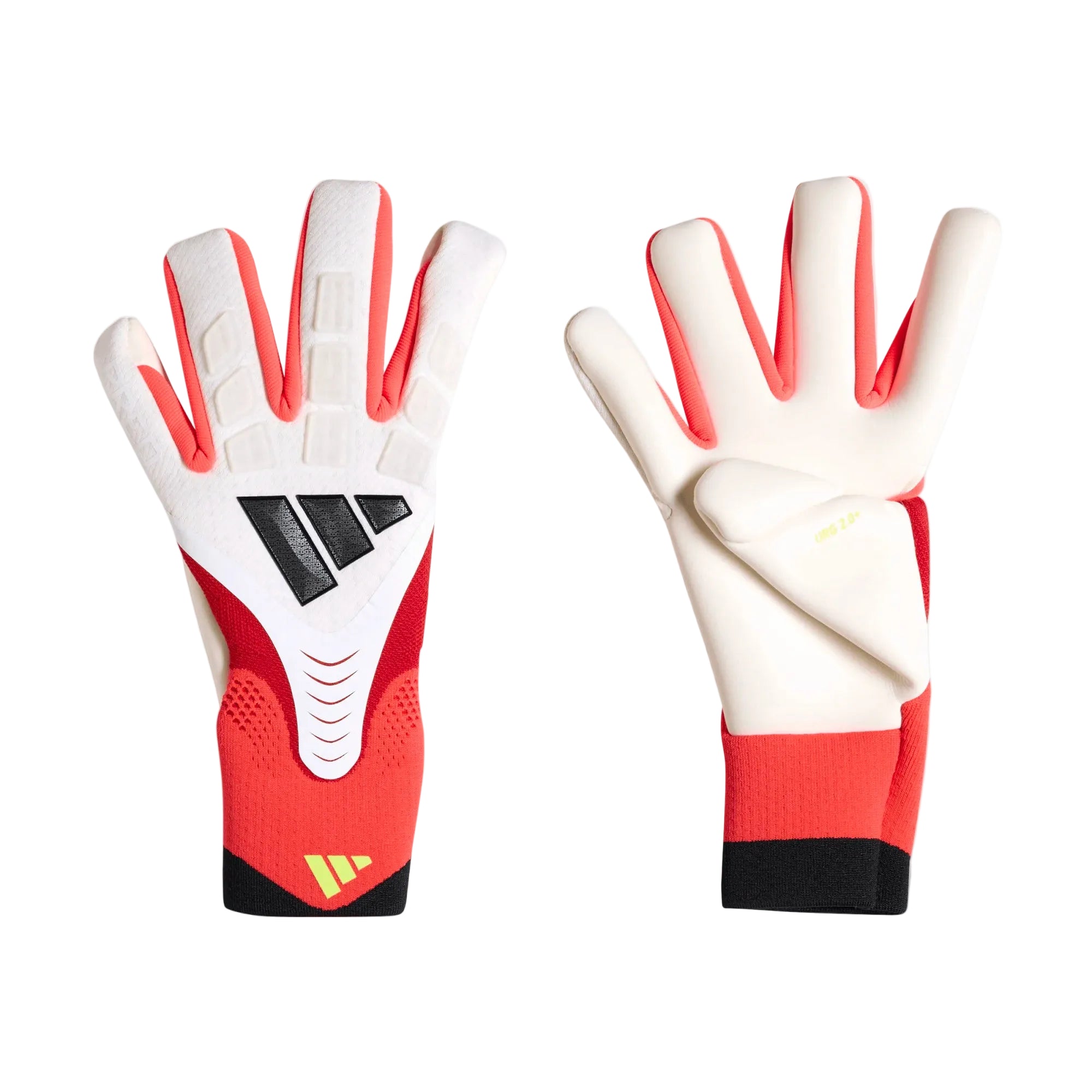 Adidas Predator PRO Gk Gloves- WHITE/LUCRED/BLACK