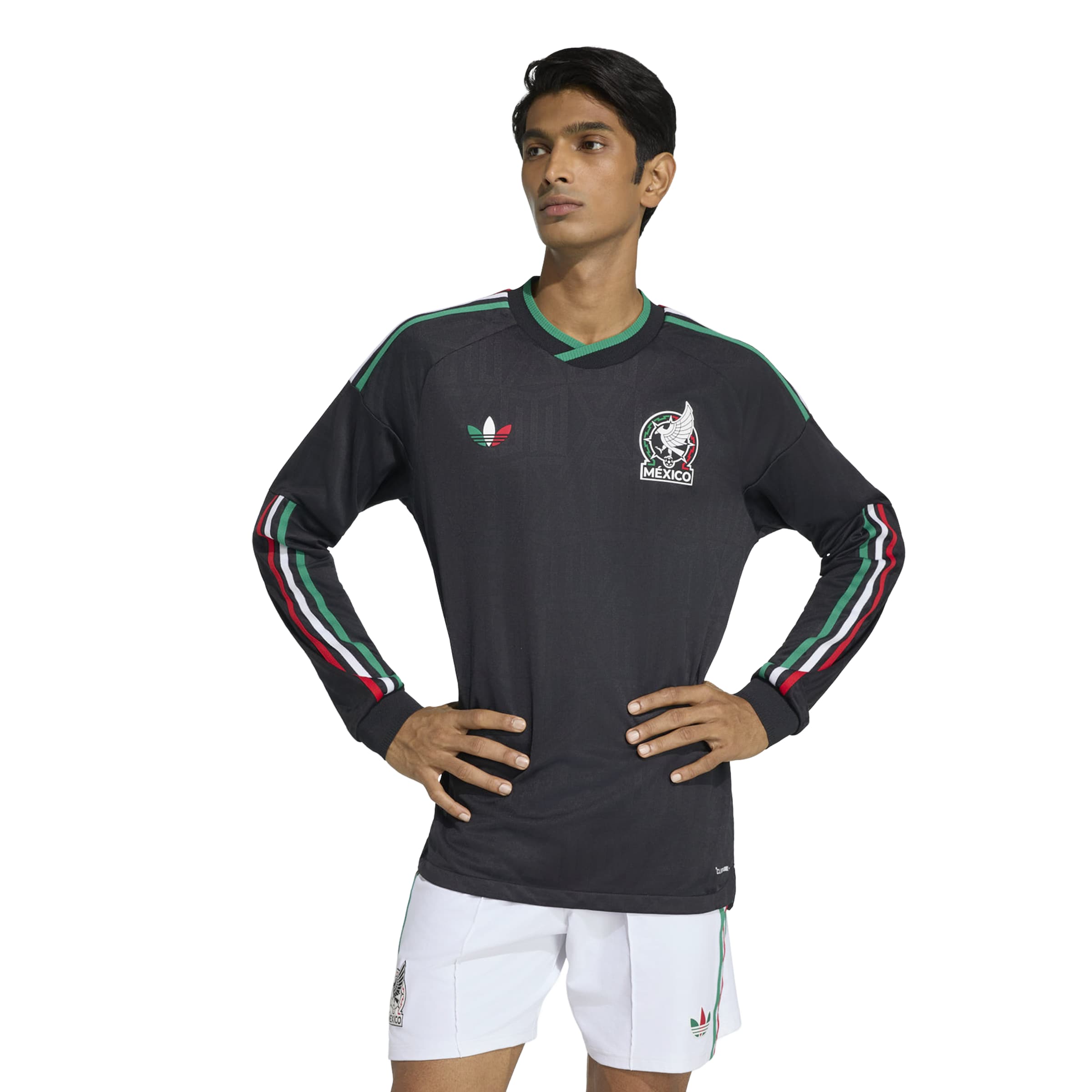 Adidas Mexico 3rd Authentic Long Sleeve Jersey 2026