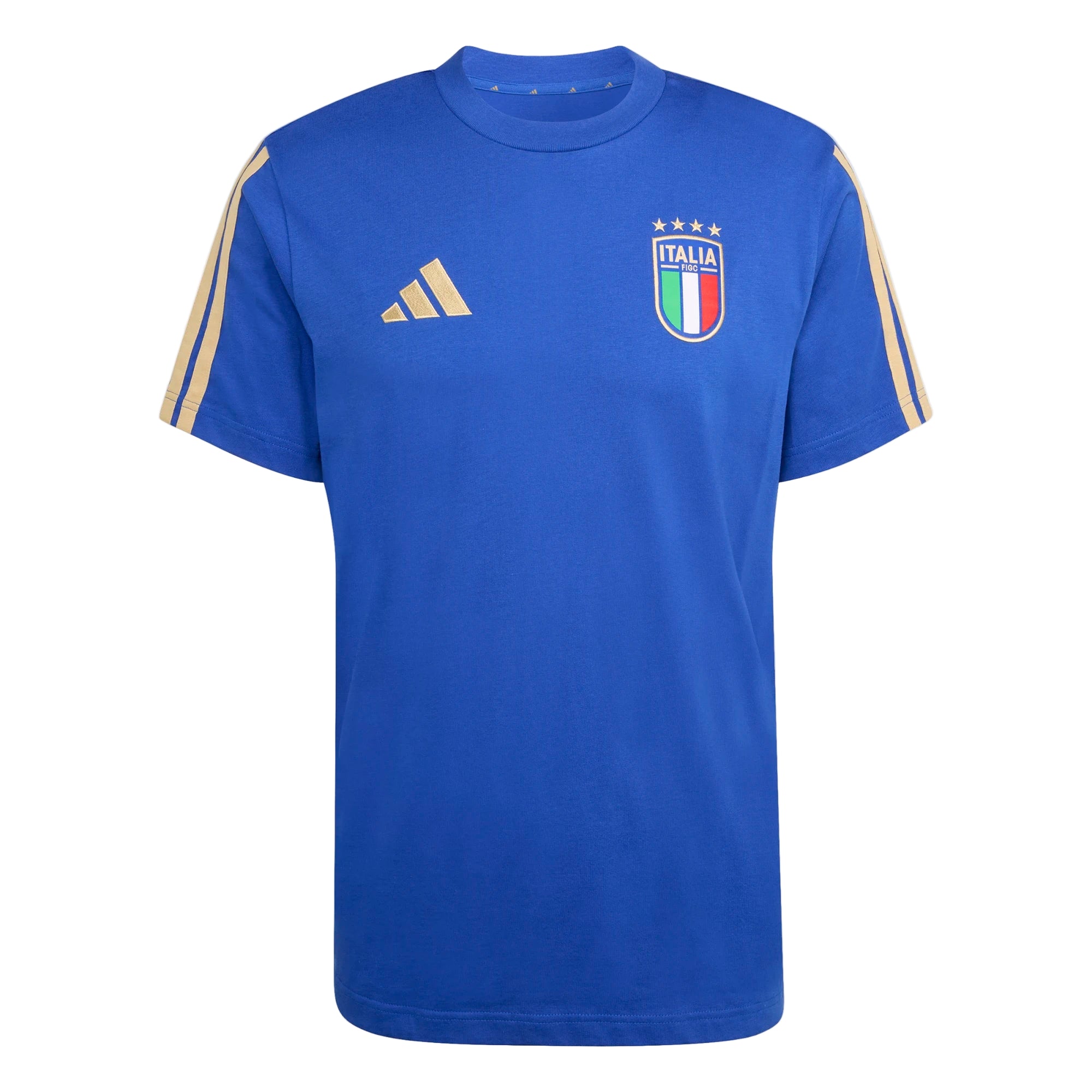 Adidas Italy DNA T-Shirt-Blue