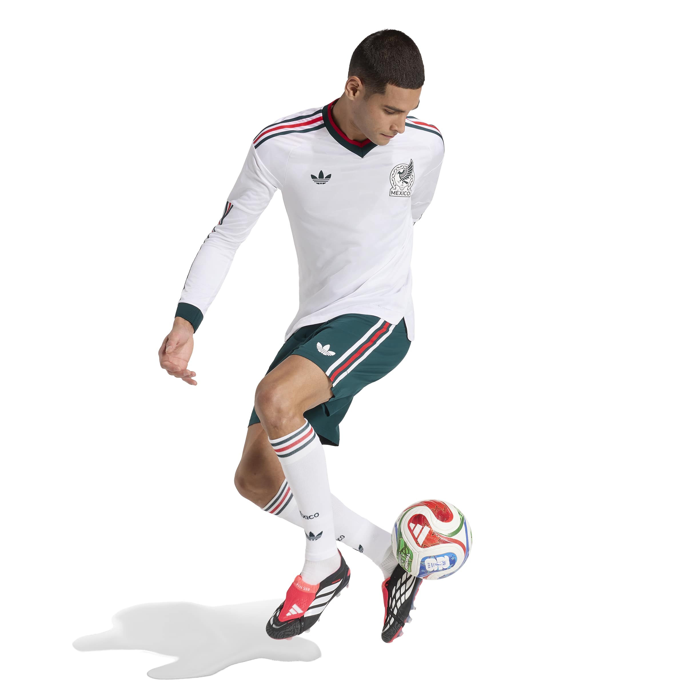 Adidas Mexico Away Authentic Long Sleeve Jersey 2026
