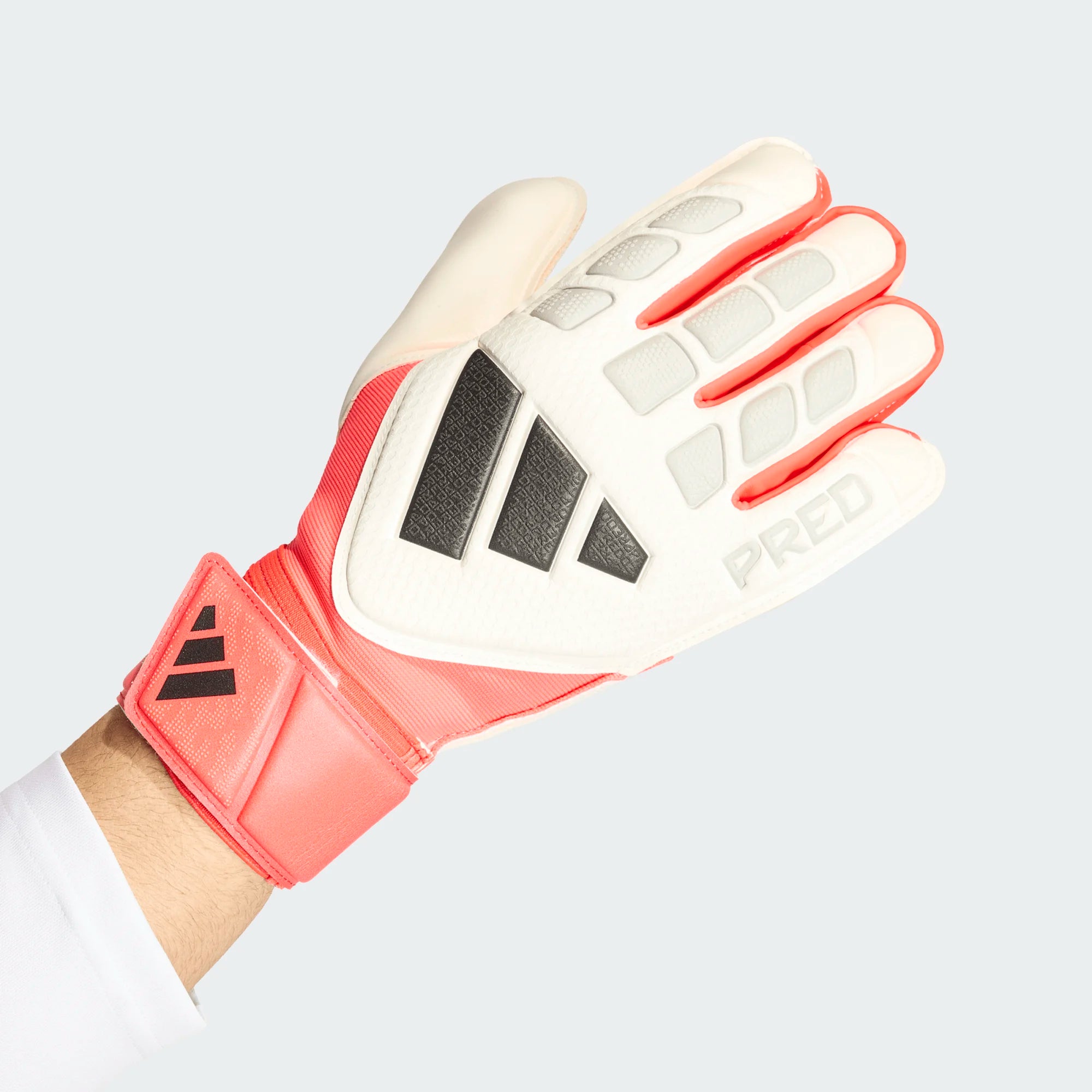Adidas Predator Match Gk Gloves-WHITE/LUCRED/BLACK
