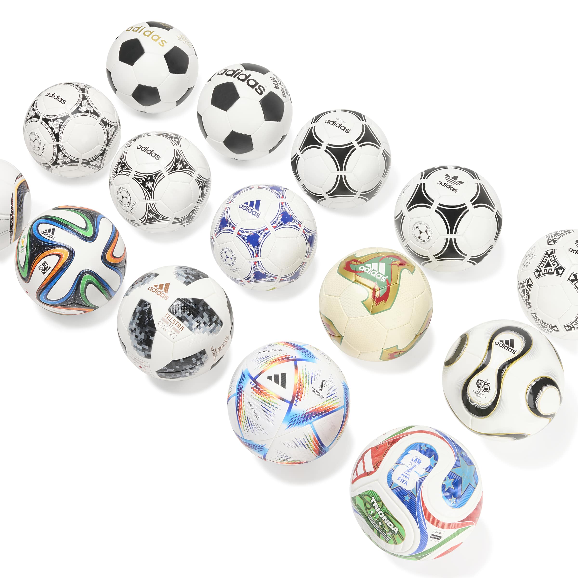 Adidas FIFA World Cup Historical Pro Ball Set-Limited Edition