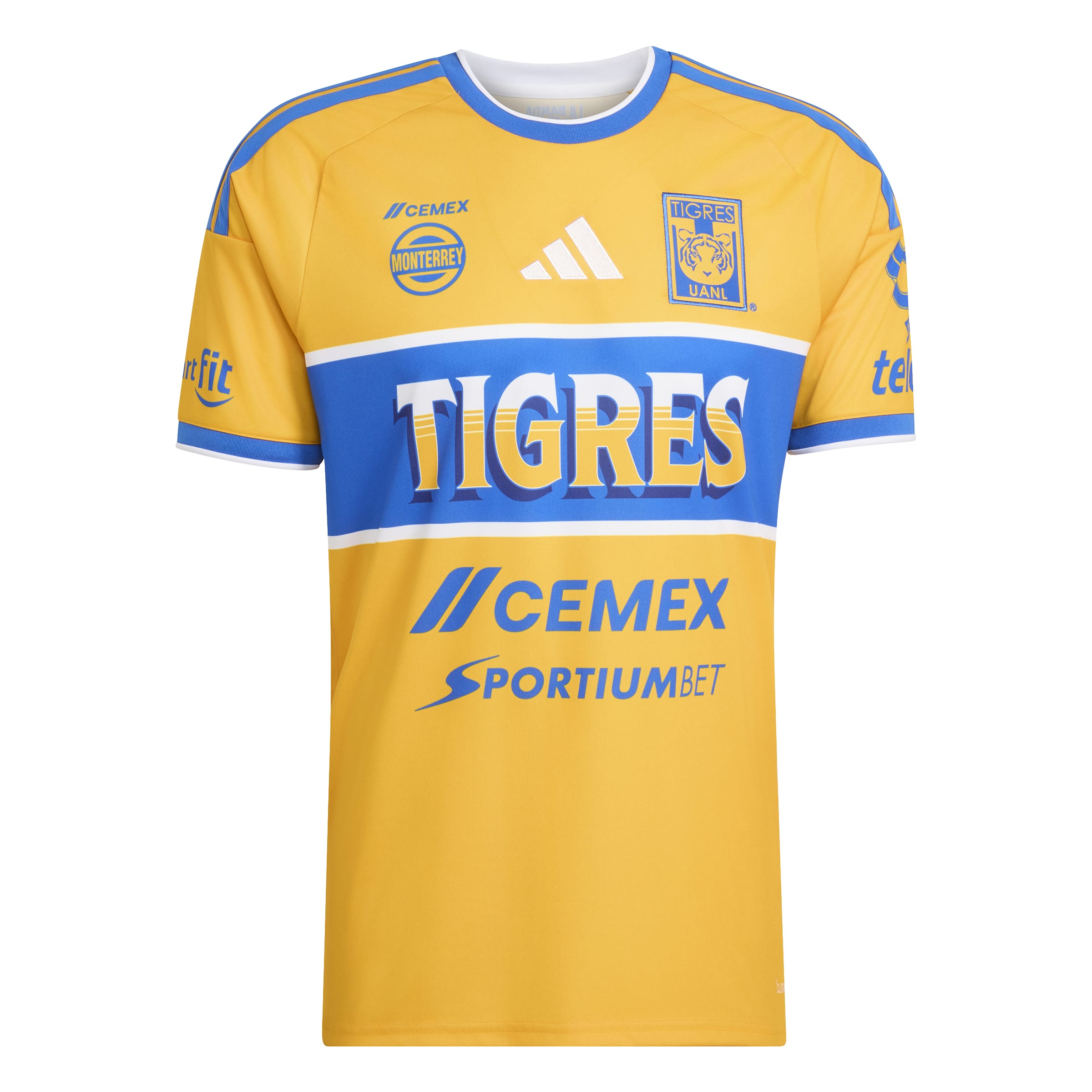 Adidas Men's Tigres TUANL Home Stadium Jersey 26/27