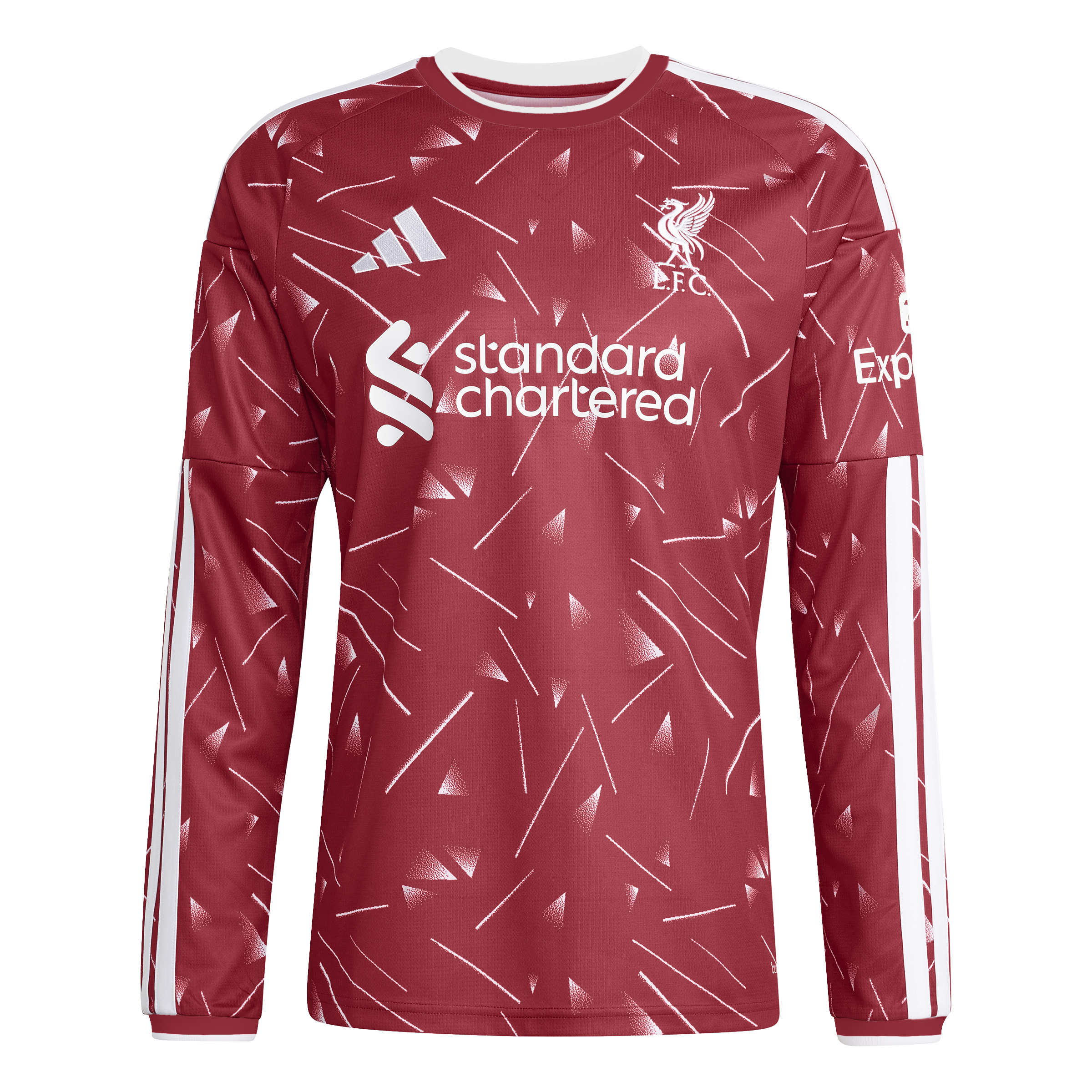 Adidas Men's Liverpool FC Long Sleeve Stadium Home Soccer Jersey 26/27