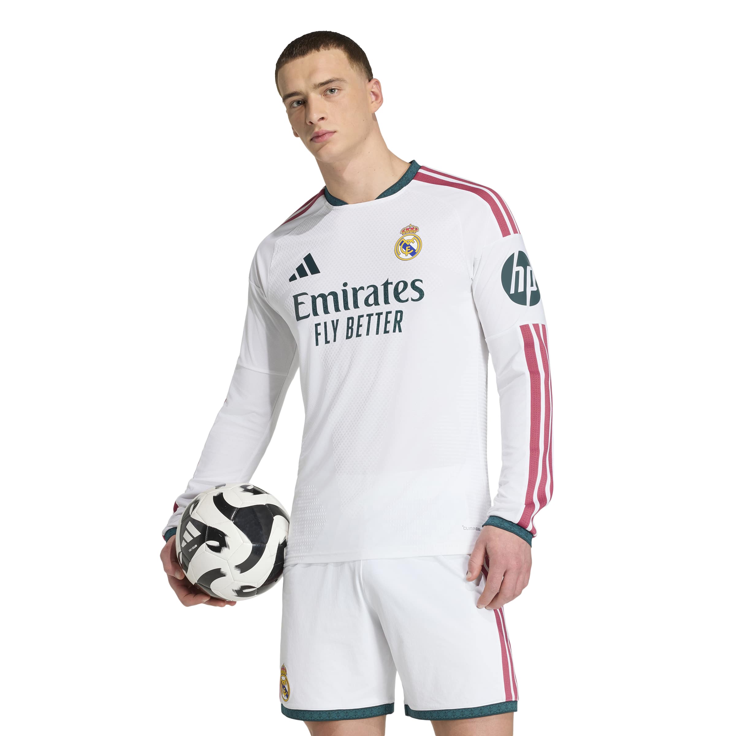 Adidas Real Madrid Home Authentic Jersey Long Sleeve 26/27