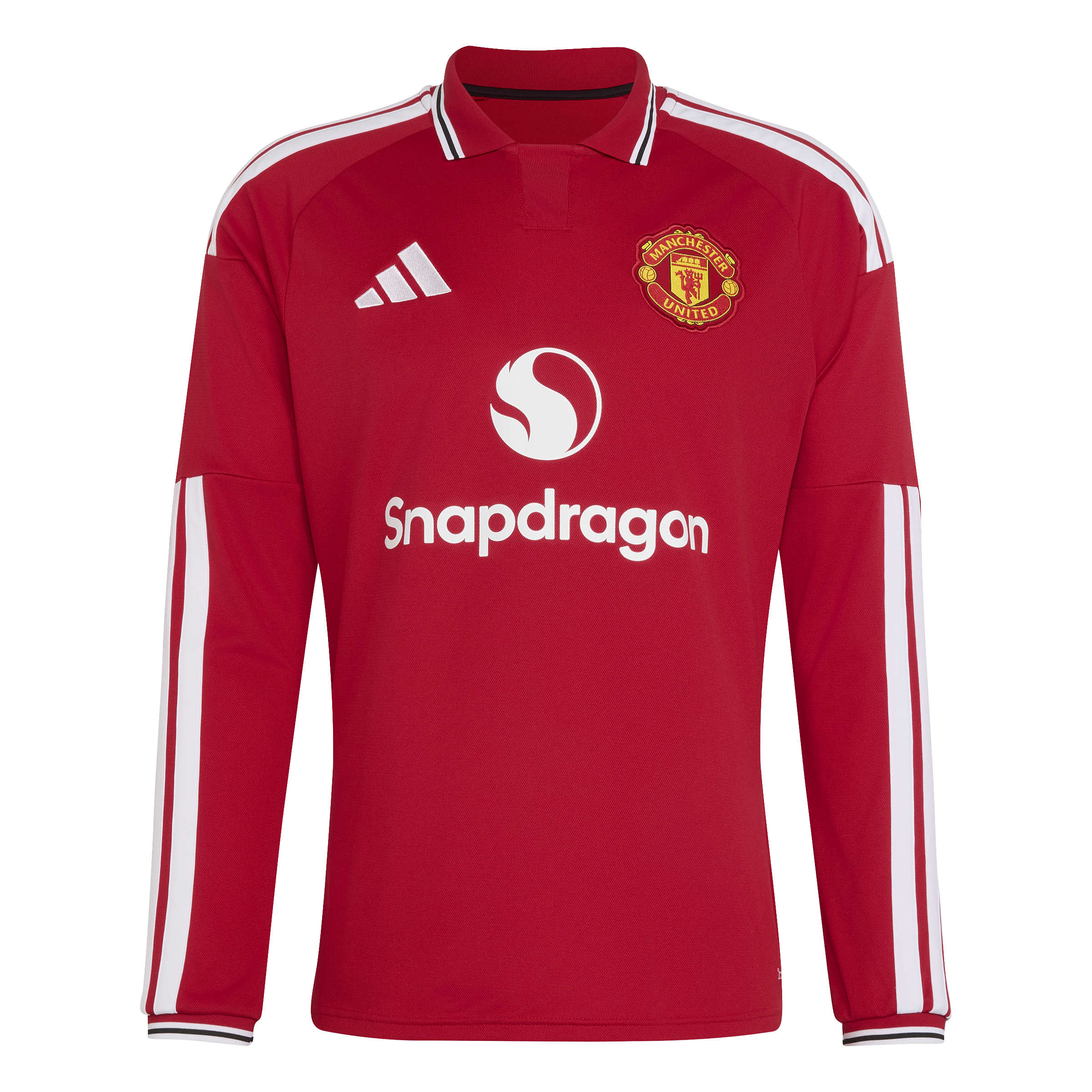 Adidas Men's Manchester United Long Sleeve Home Stadium Replica Jersey 26/27