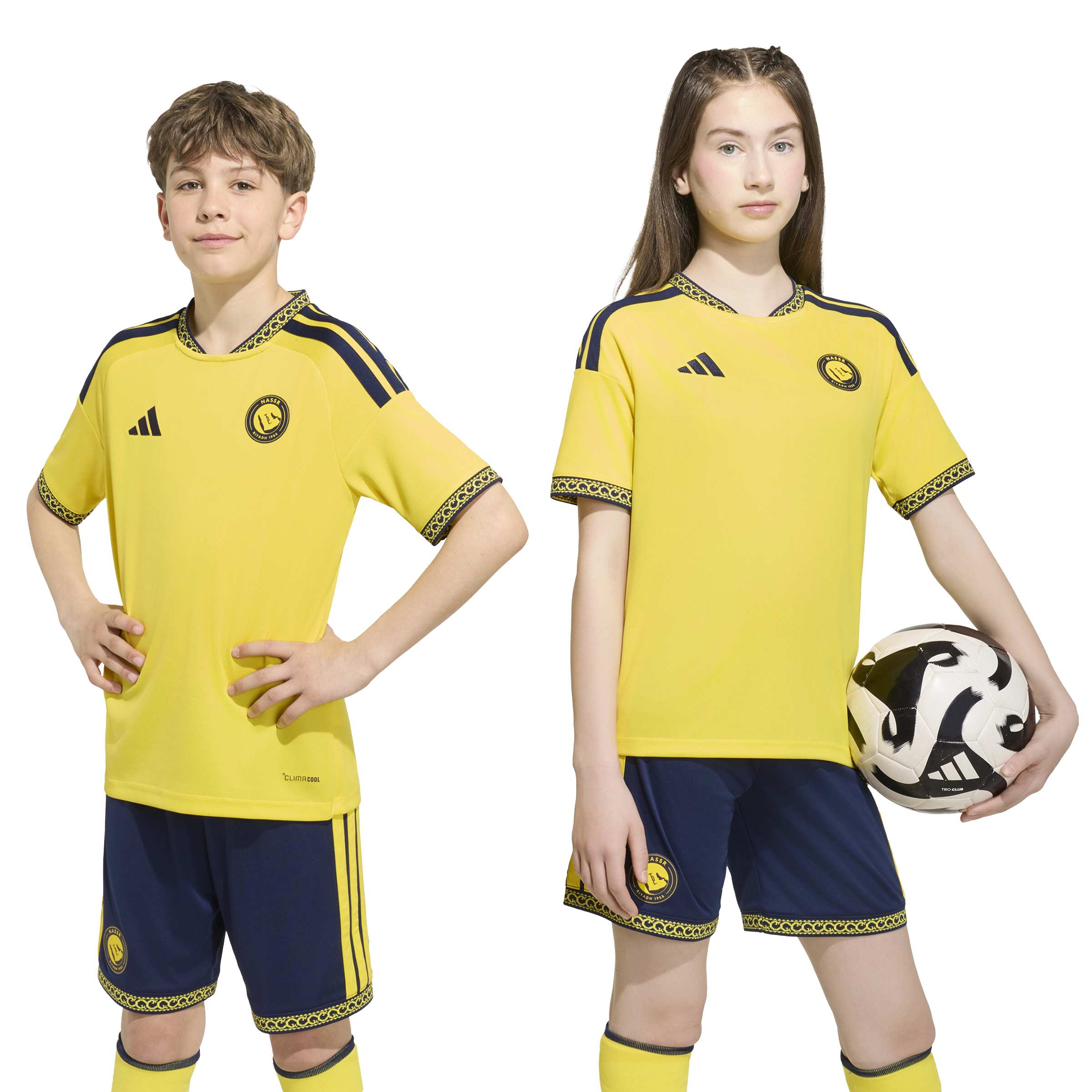 Adidas Youth Al Nassr FC Home Jersey 26/27