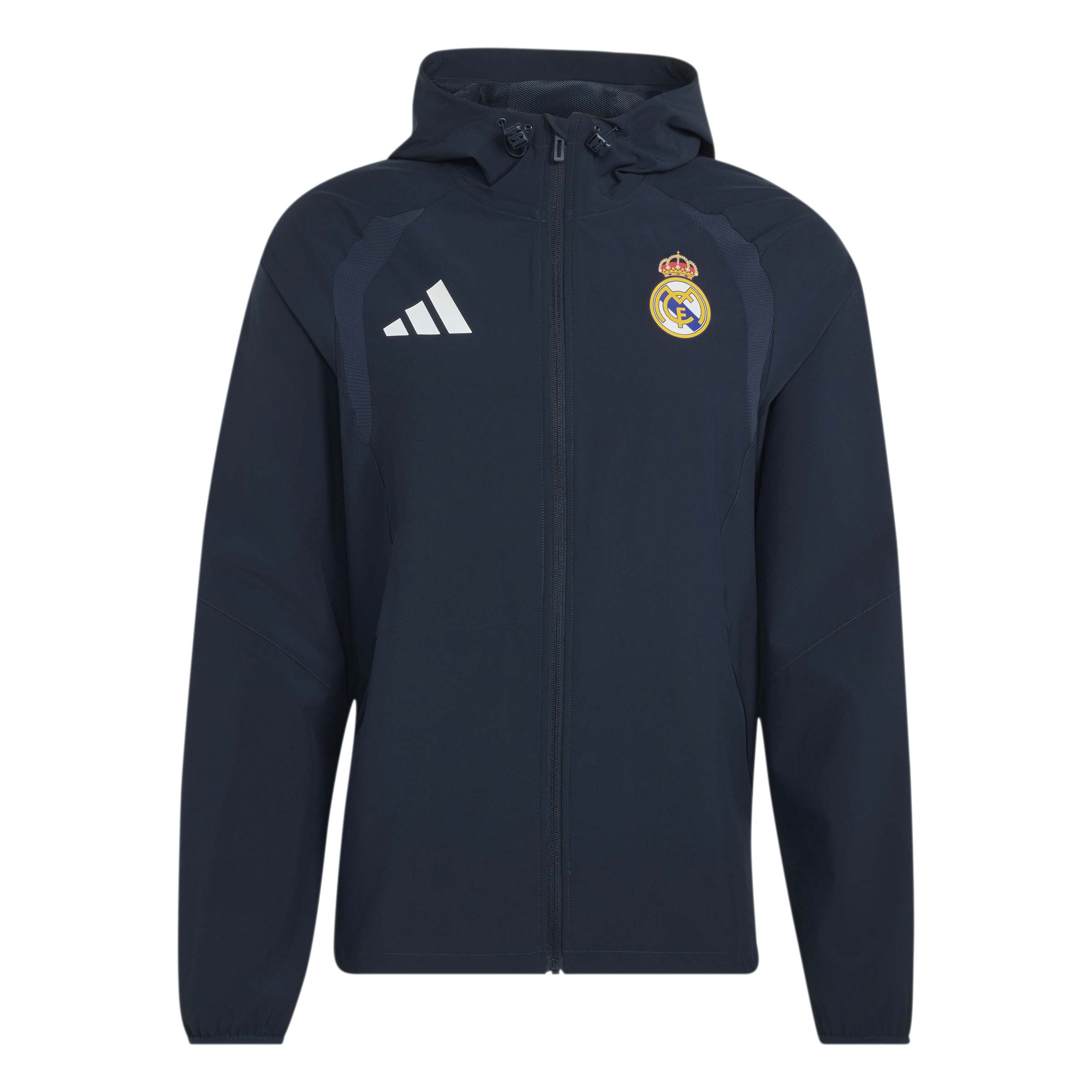 Adidas Real Madrid Tiro Travel Full Zip Windbreaker