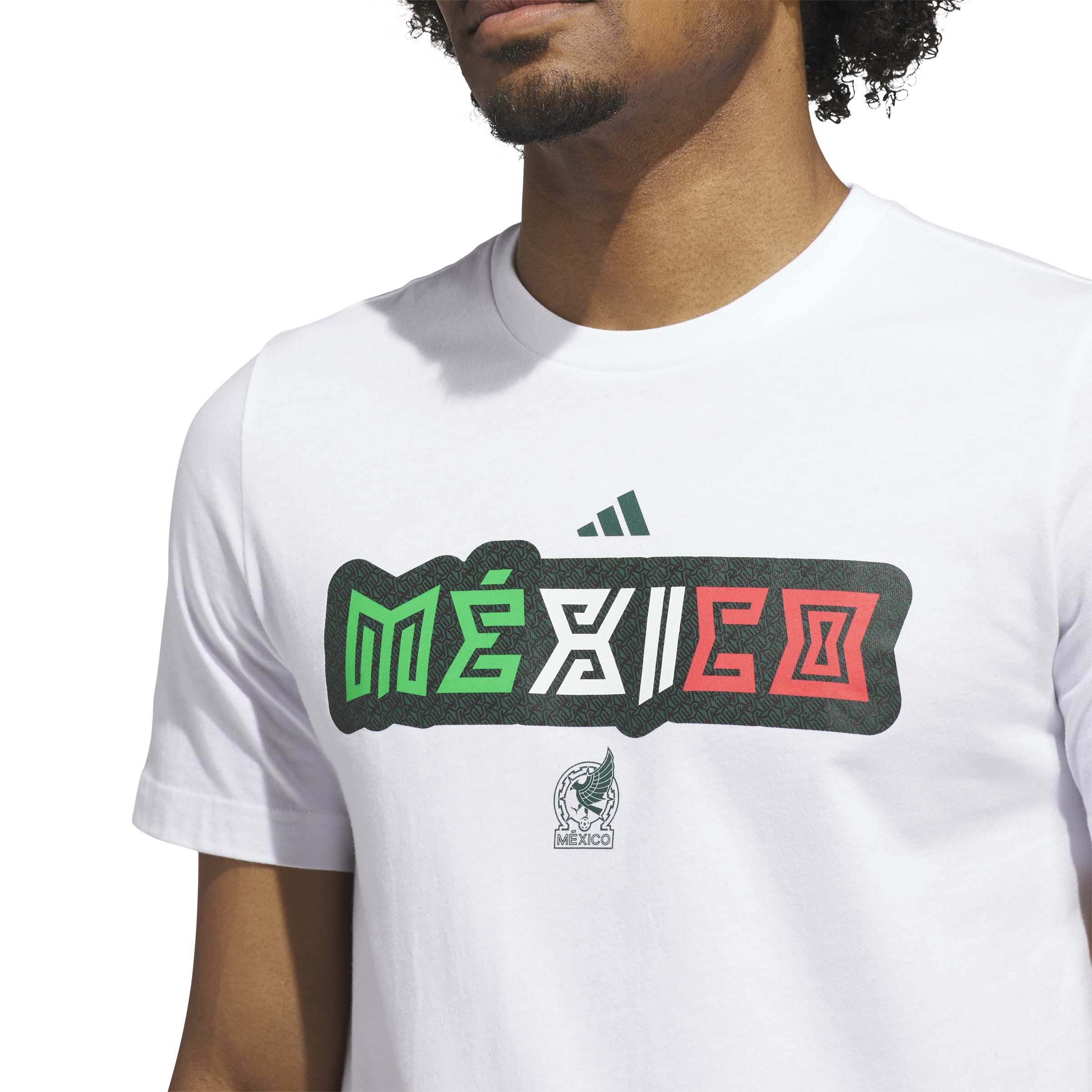 Adidas FIFA World Cup 26 Mexico Home Graphic T-Shirt - White