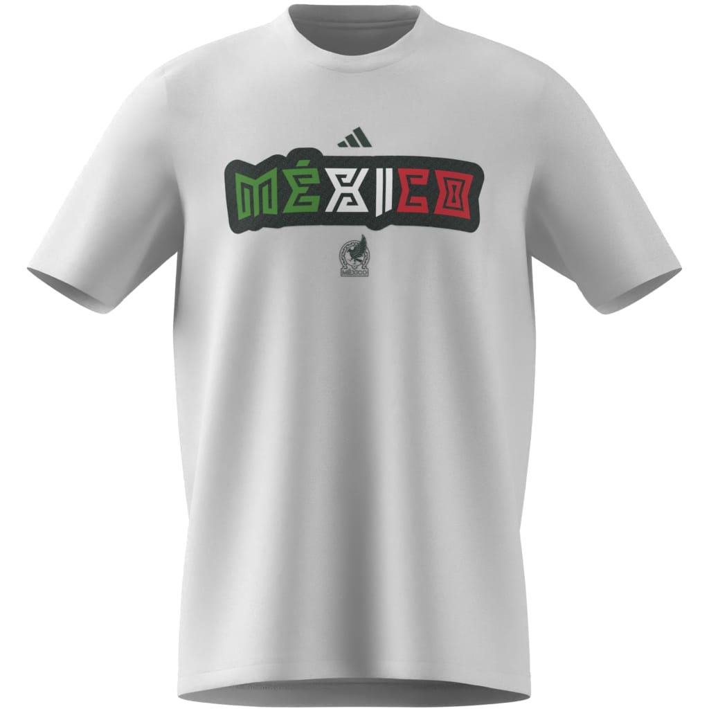Adidas FIFA World Cup 26 Mexico Home Graphic T-Shirt - White