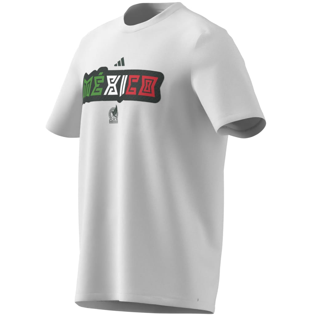 Adidas FIFA World Cup 26 Mexico Home Graphic T-Shirt - White
