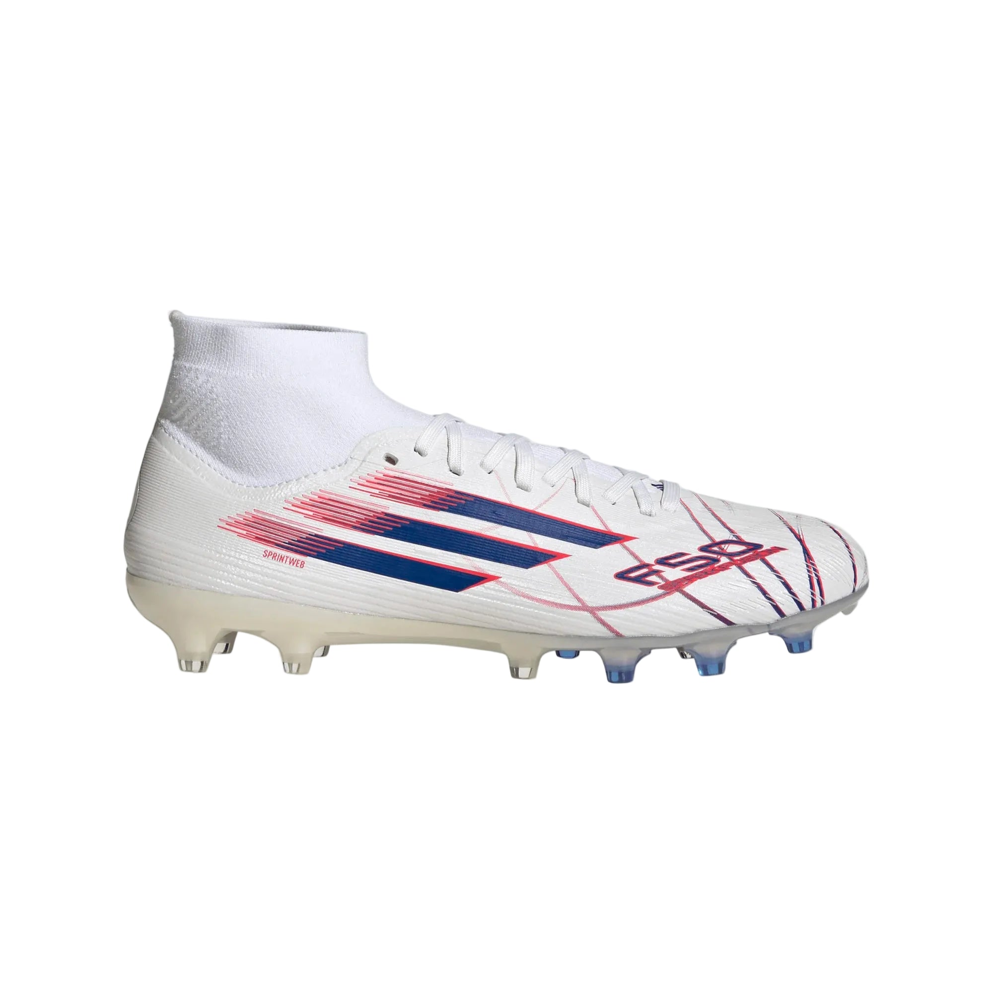 Adidas Women's F50 SPARKFUSION Pro FG/AG-FTWWHT/ROYBLU/LUCRED