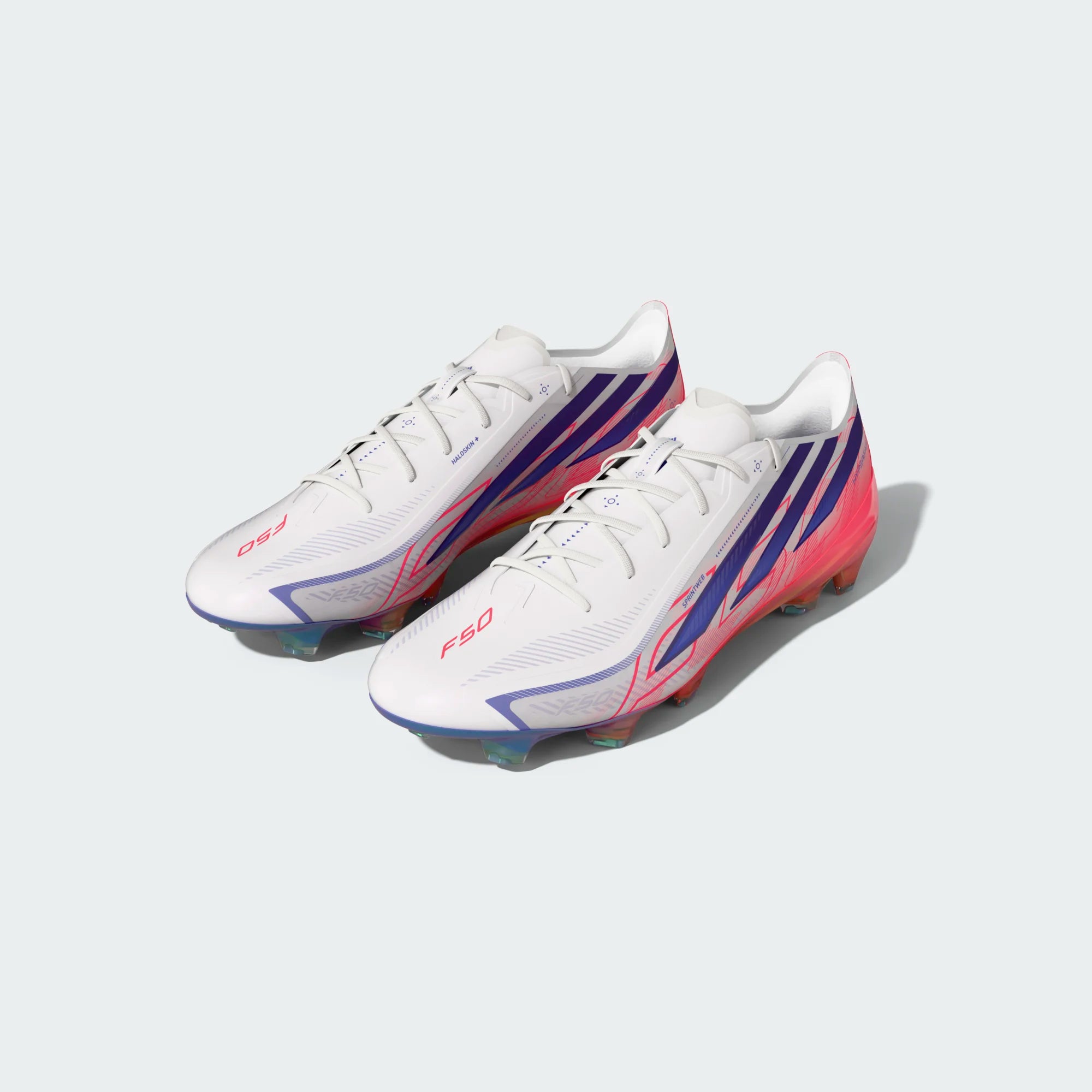 Adidas F50 Hyperfast Elite FG - FTWWHT/SOLPUR/SOLTUR