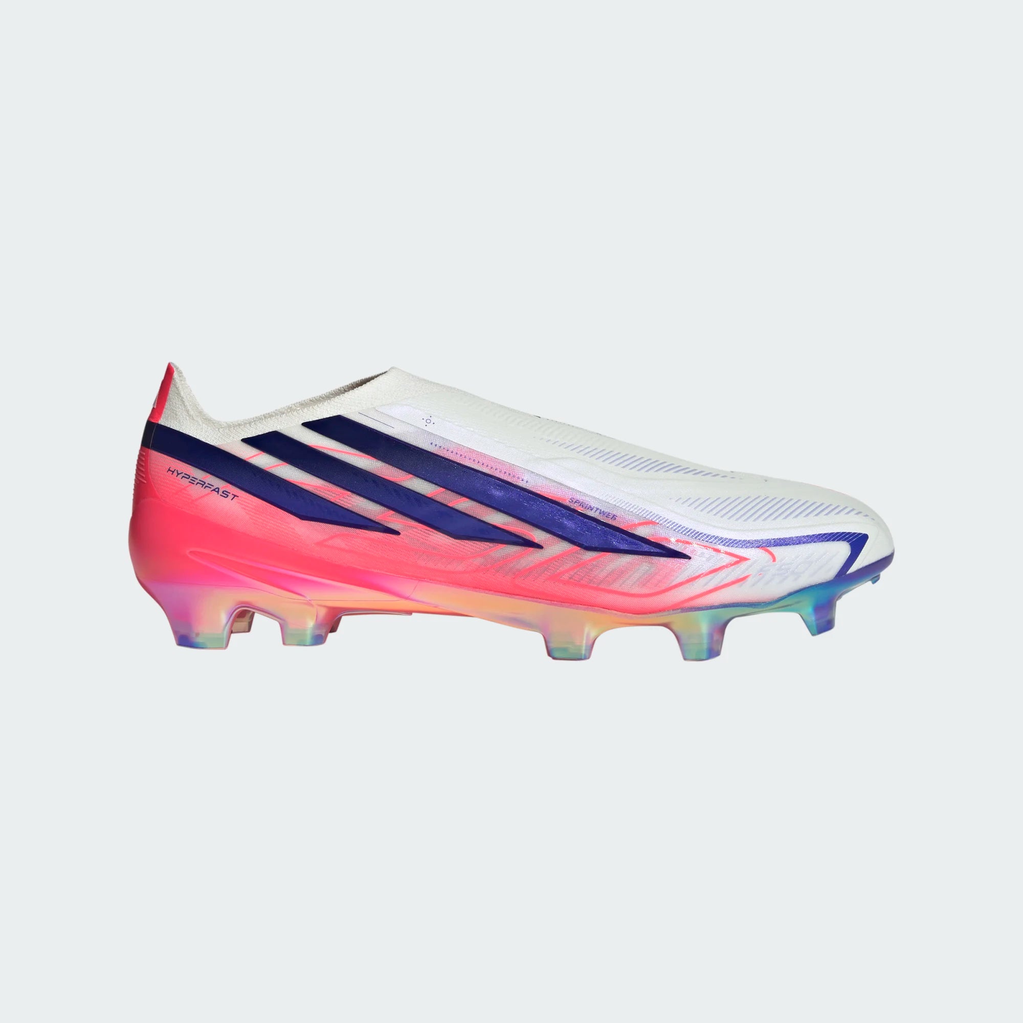Adidas F50 Hyperfast Elite Laceless FG - FTWWHT/SOLPUR/SOLTUR
