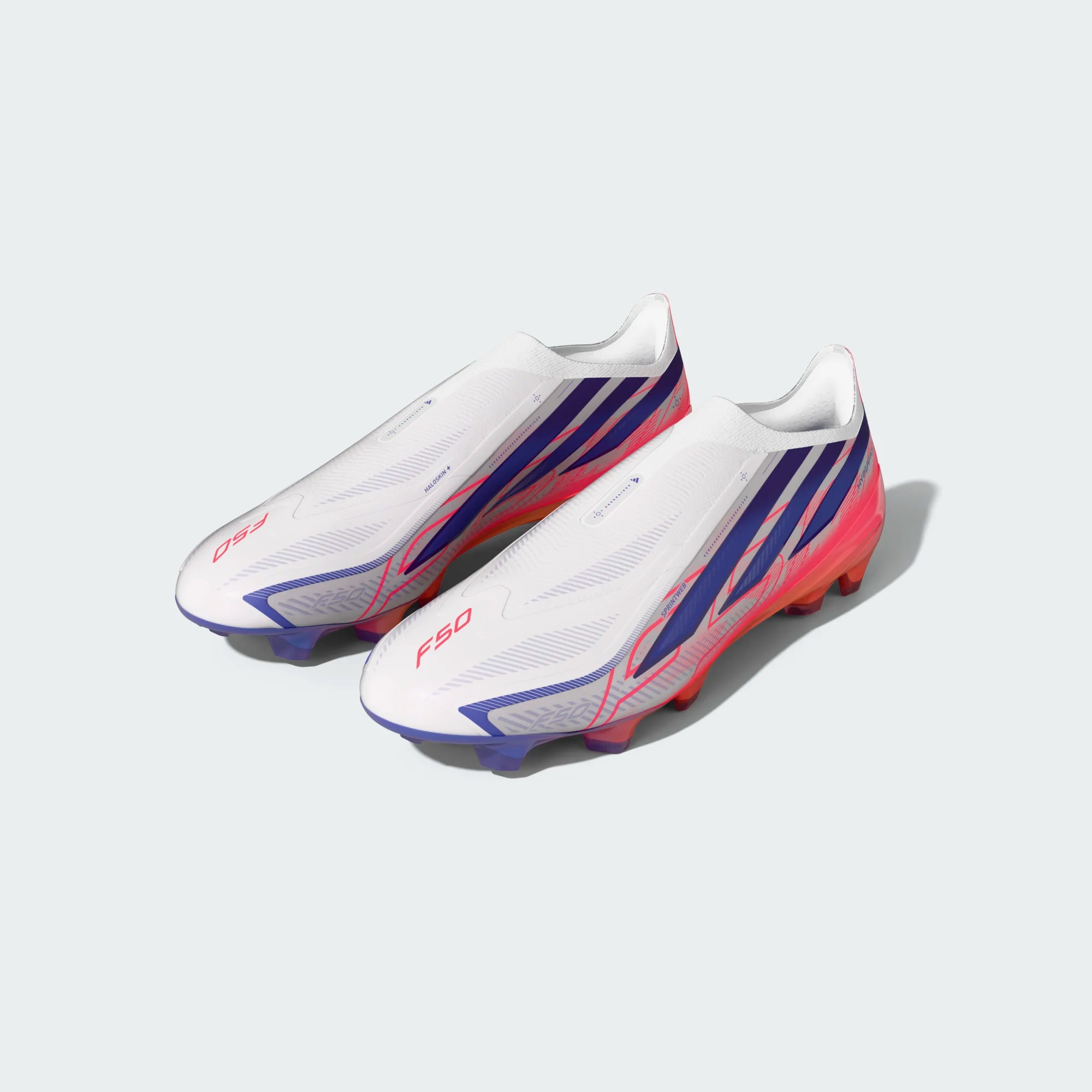 Adidas F50 Hyperfast Elite Laceless FG - FTWWHT/SOLPUR/SOLTUR