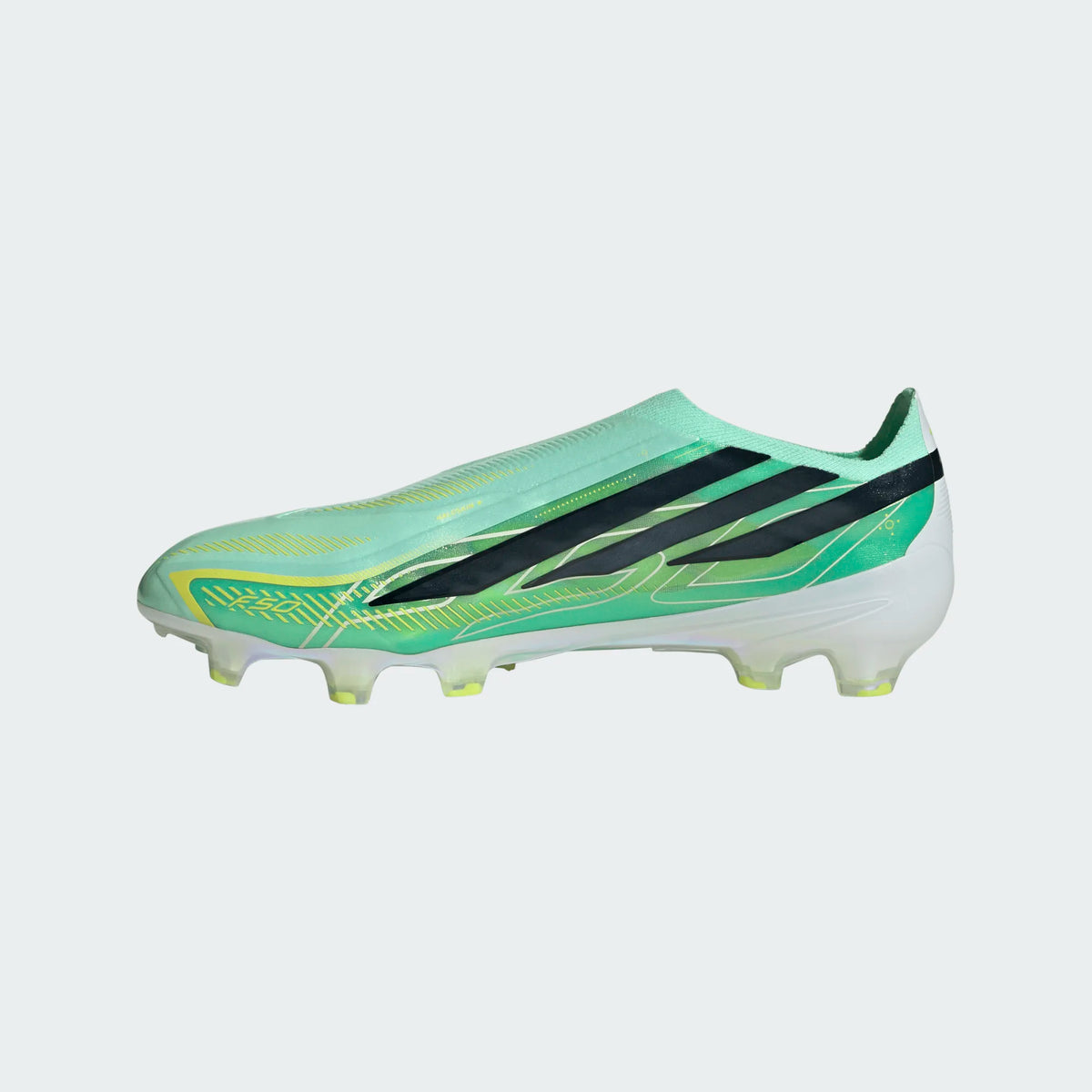 Adidas F50 Hyperfast Elite Laceless FG - PULMIN/CBLACK/SOLLEM