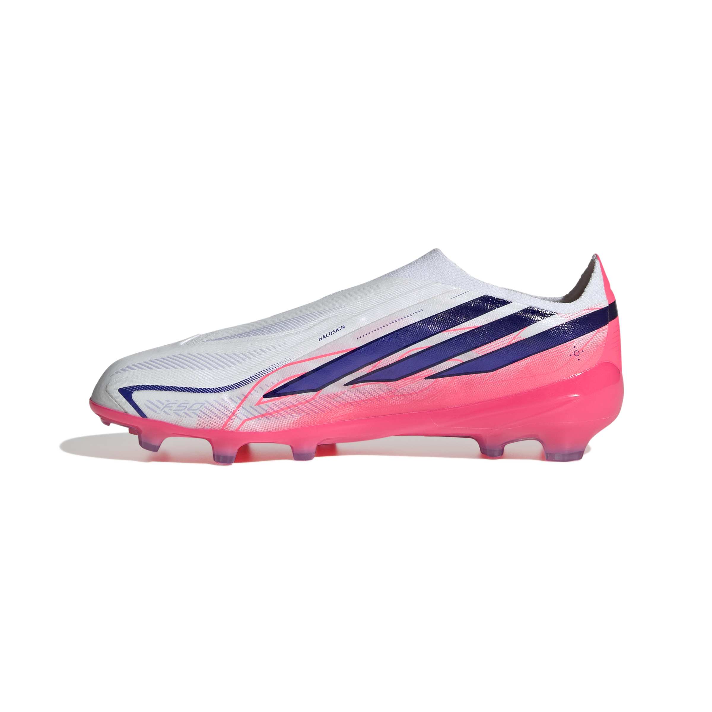 Adidas Jr. F50 Hyperfast Elite Laceless Firm Ground Soccer Cleats