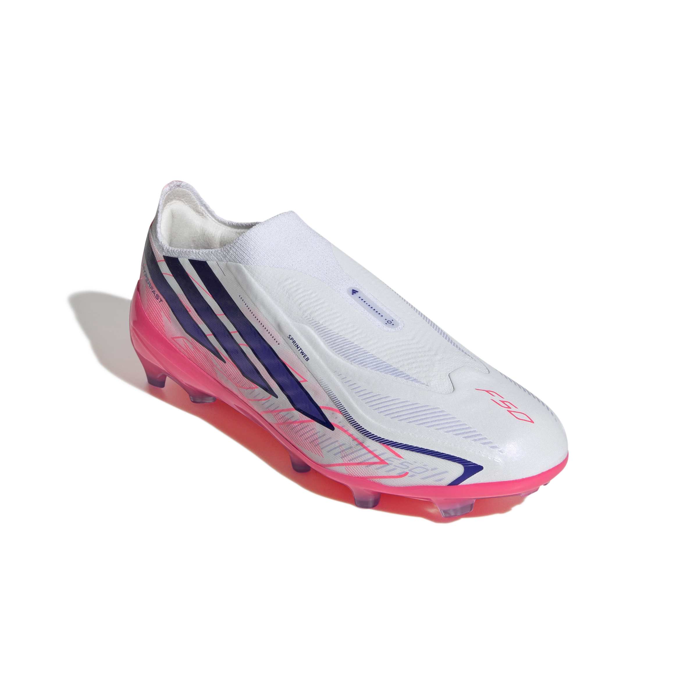 Adidas Jr. F50 Hyperfast Elite Laceless Firm Ground Soccer Cleats