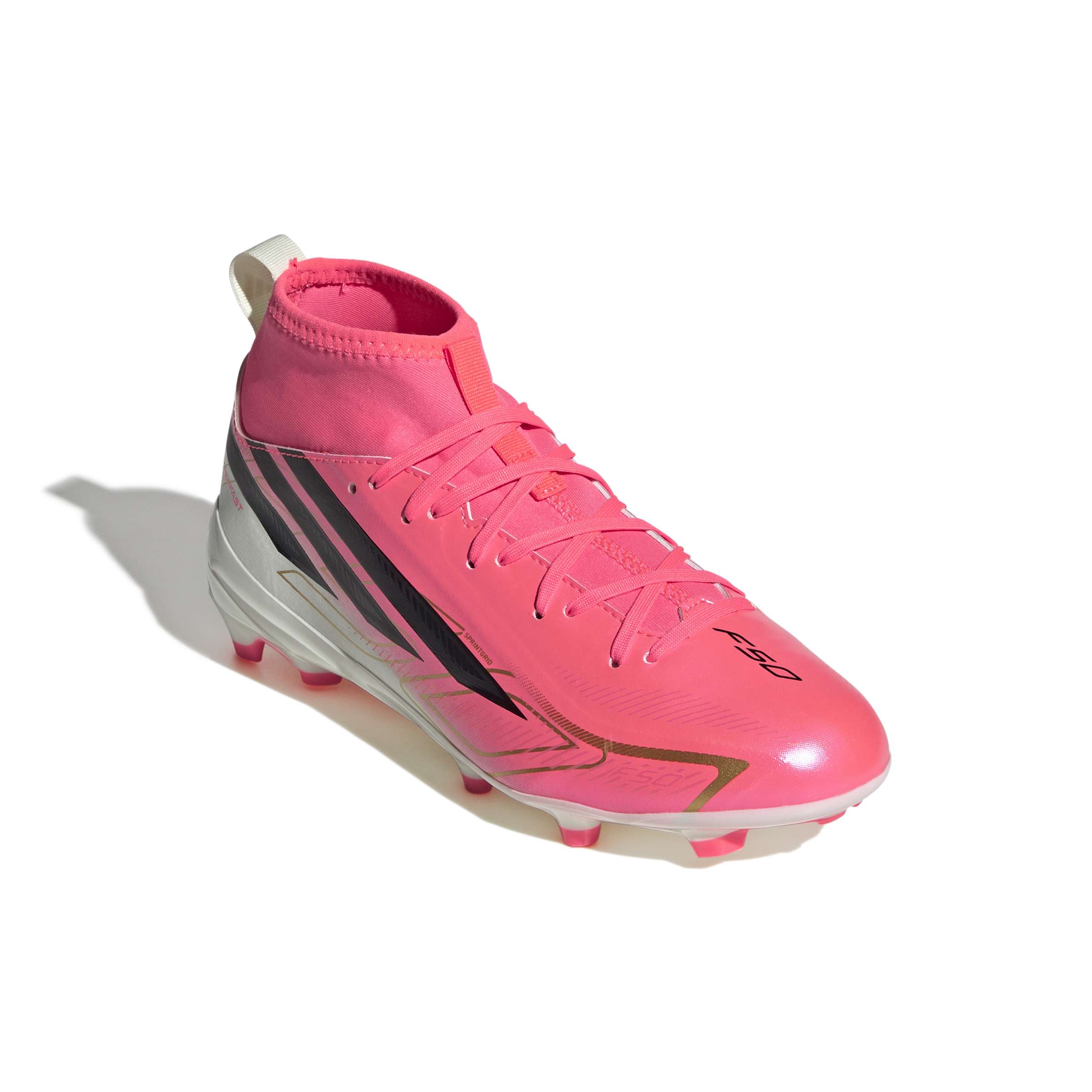 Adidas Jr. F50 Hyperfast League Mid Firm Ground Soccer Cleats