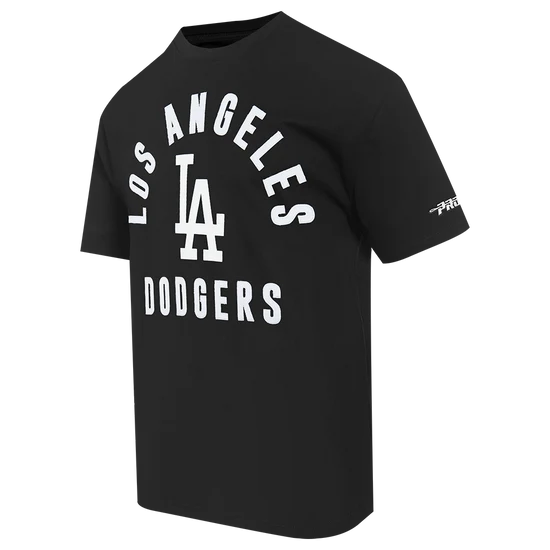 Pro Standard Men's Los Angeles Dodgers All Pro Drop Shoulder T-Shirt-Black
