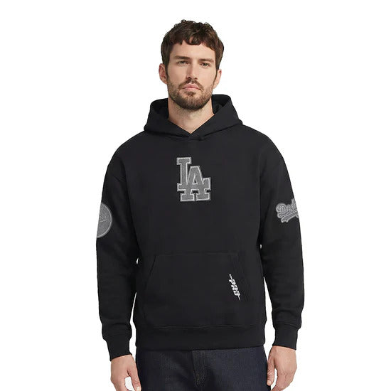 PRO STANDAR LOS ANGELES DODGERS REVERSE FRENCH TERRY MEN'S DROP SHOULDER FLC PO HOODIE